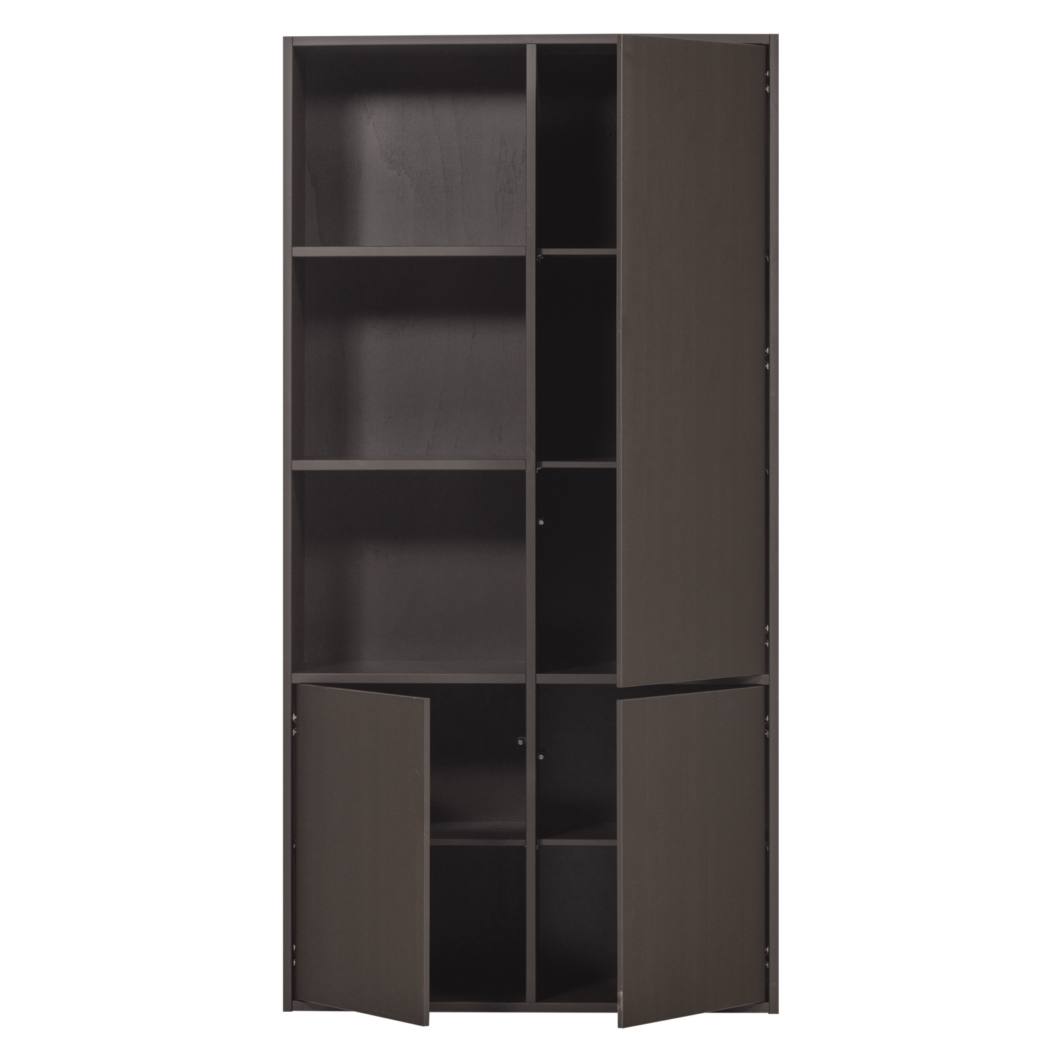 Schrank mit Regalen MEGGY braun