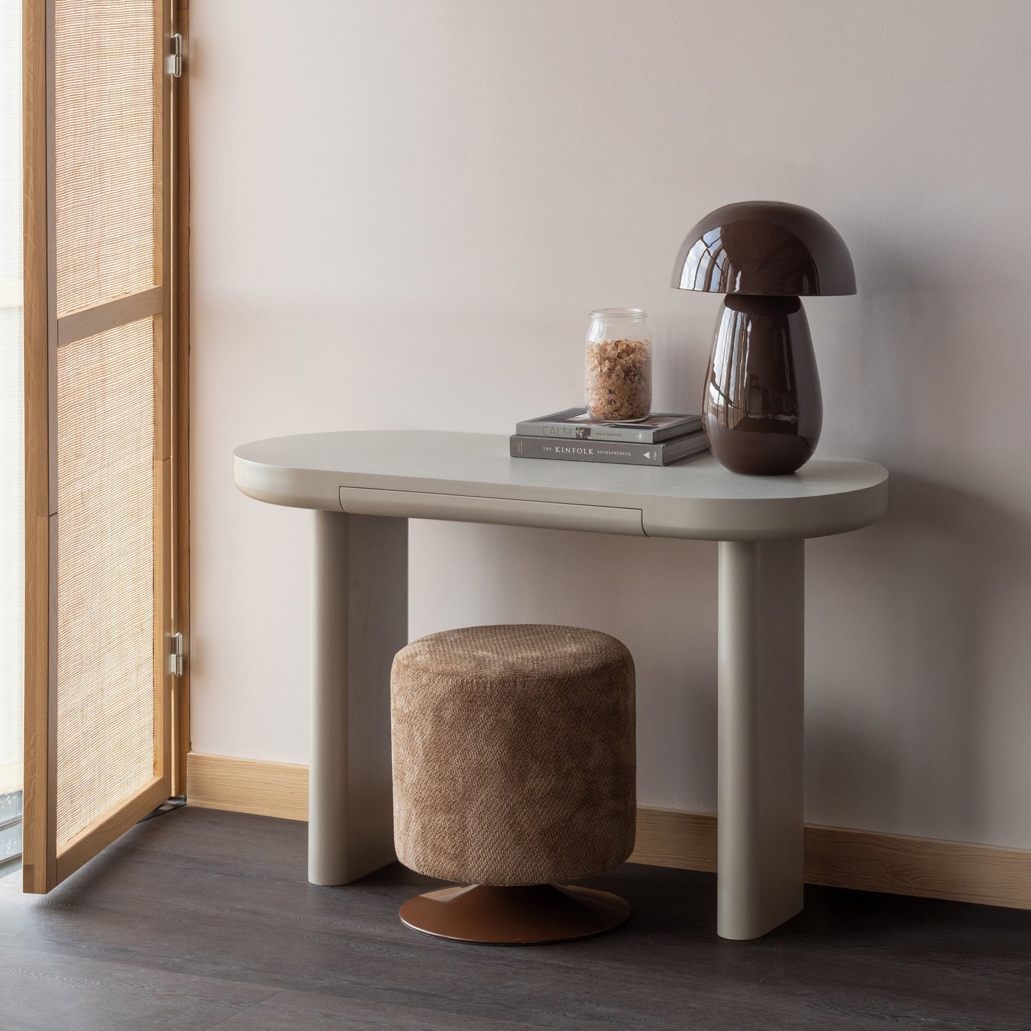 Drehhocker ISLEN hellbraun