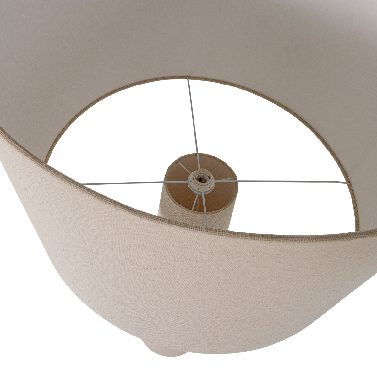Lampa podłogowa LOFT XXL beżowy boucle