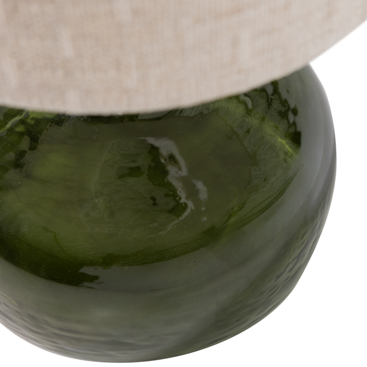 Lampa stołowa LUMA zielone szkło