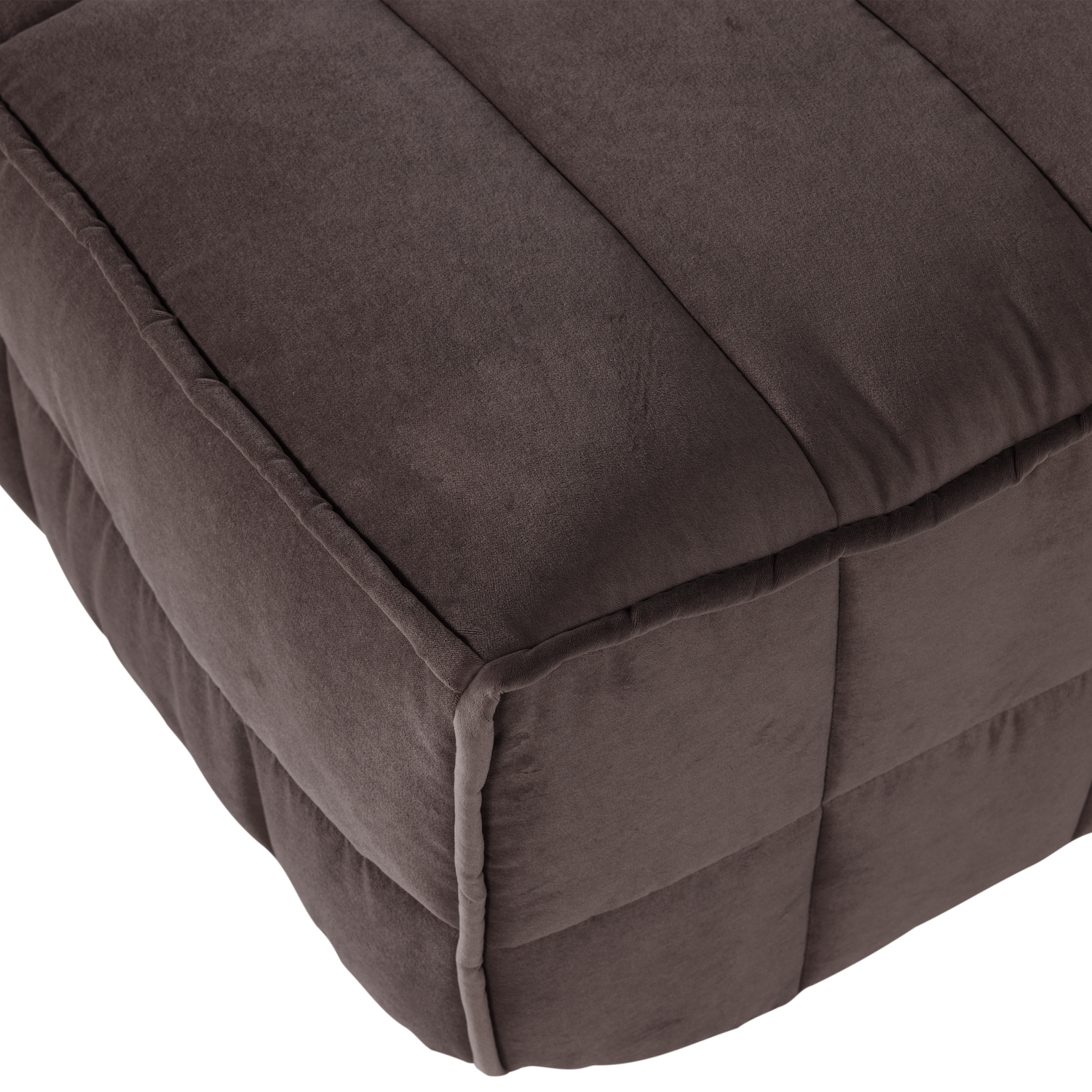 Samtpouf CLUSTER schokoladenbraun