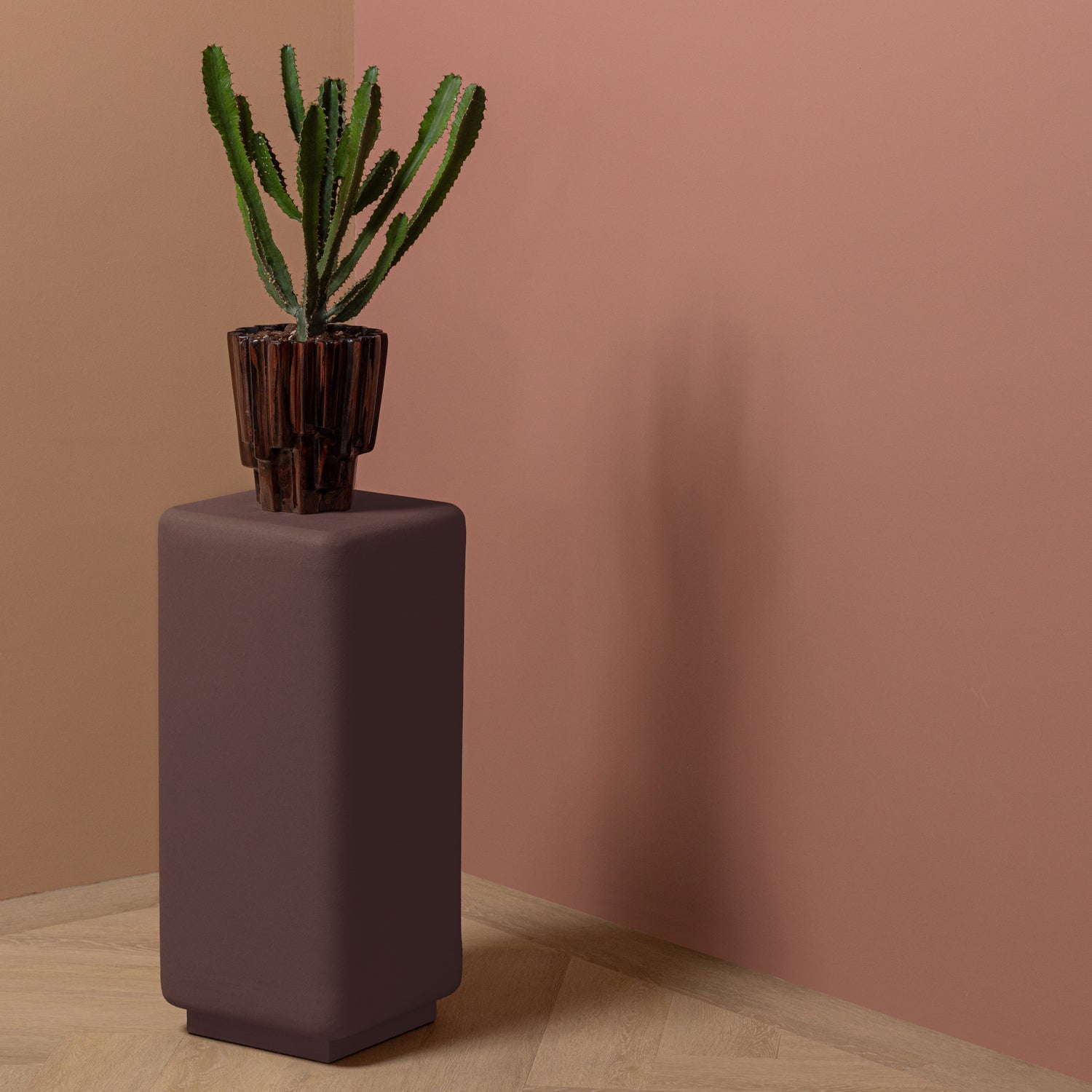 Kwietnik LUEN brązowy