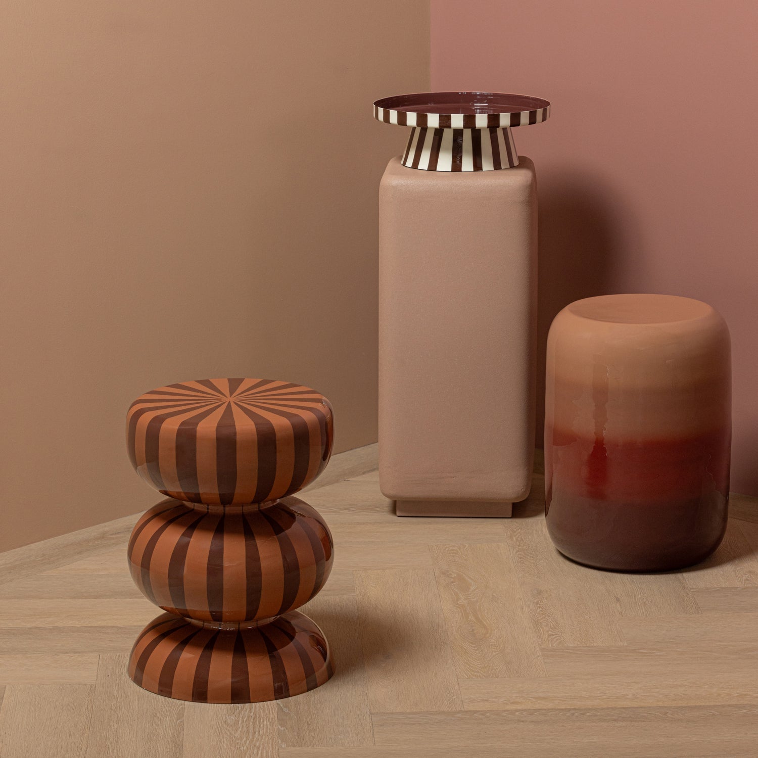 NURO Brown Side Table