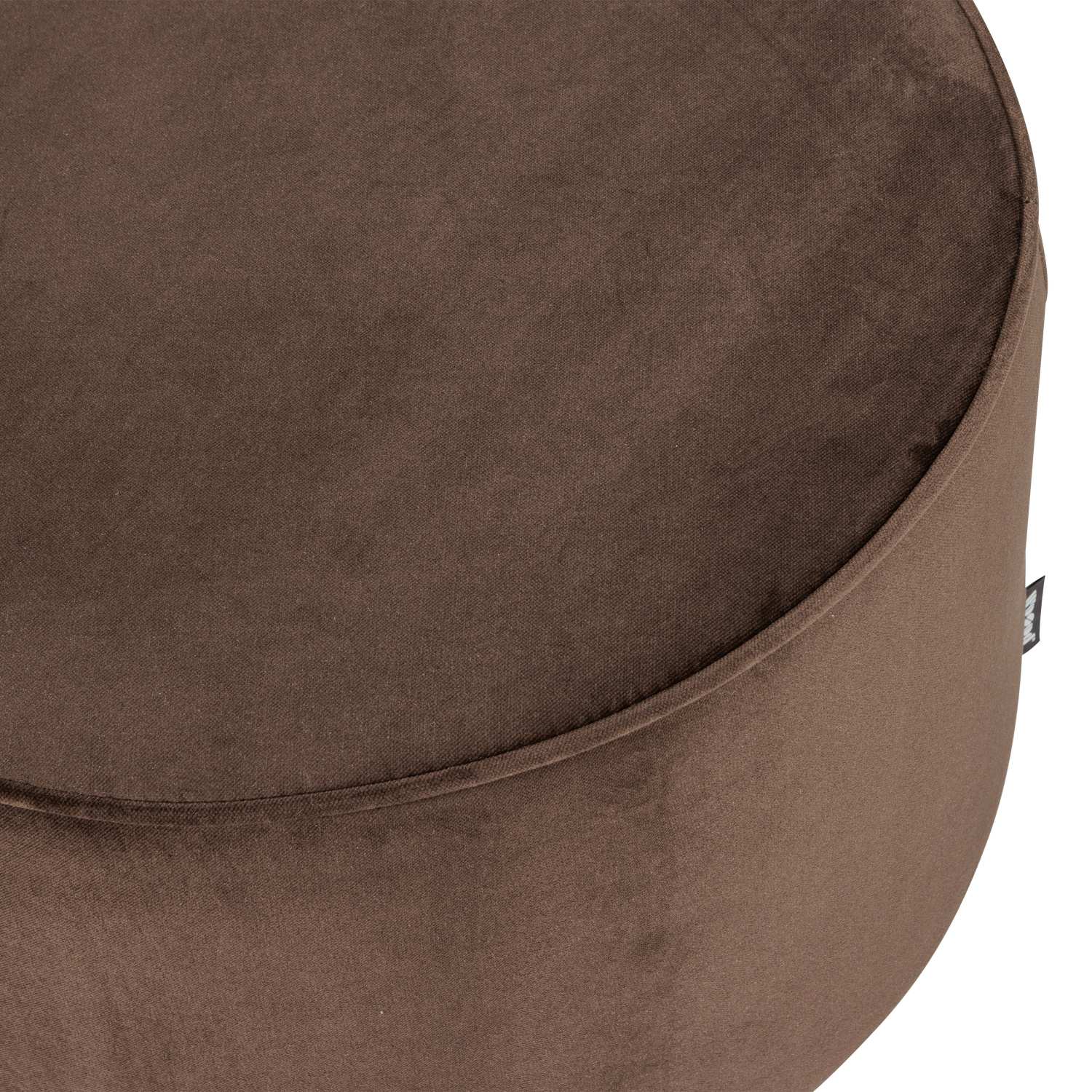 SARA Schokoladenvelours Pouf