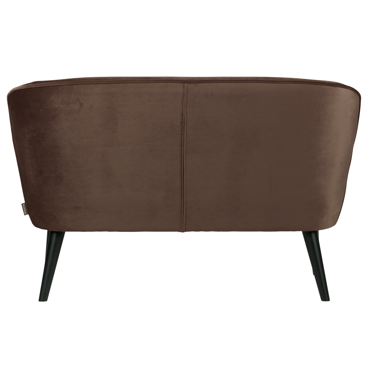 Sofa aus Samt SARA schokoladenbraun