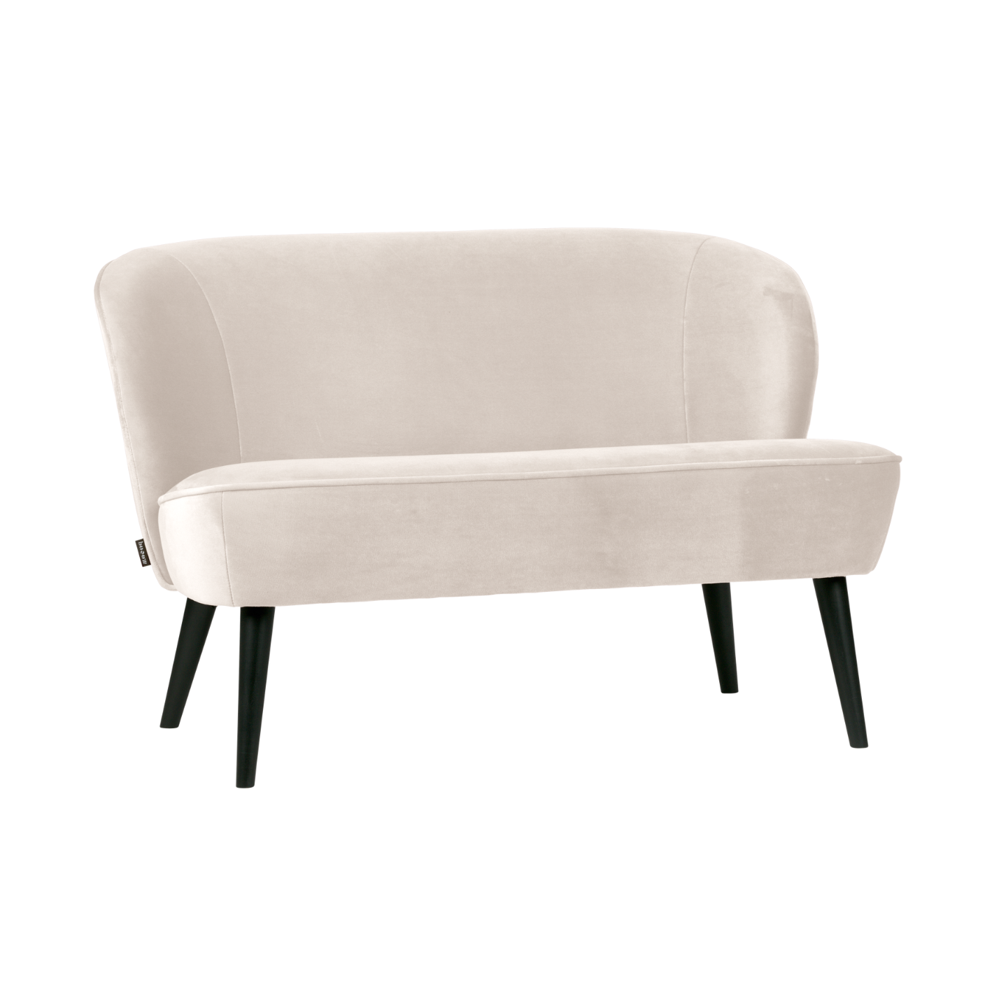 Sofa aksamitna SARA złamany biały