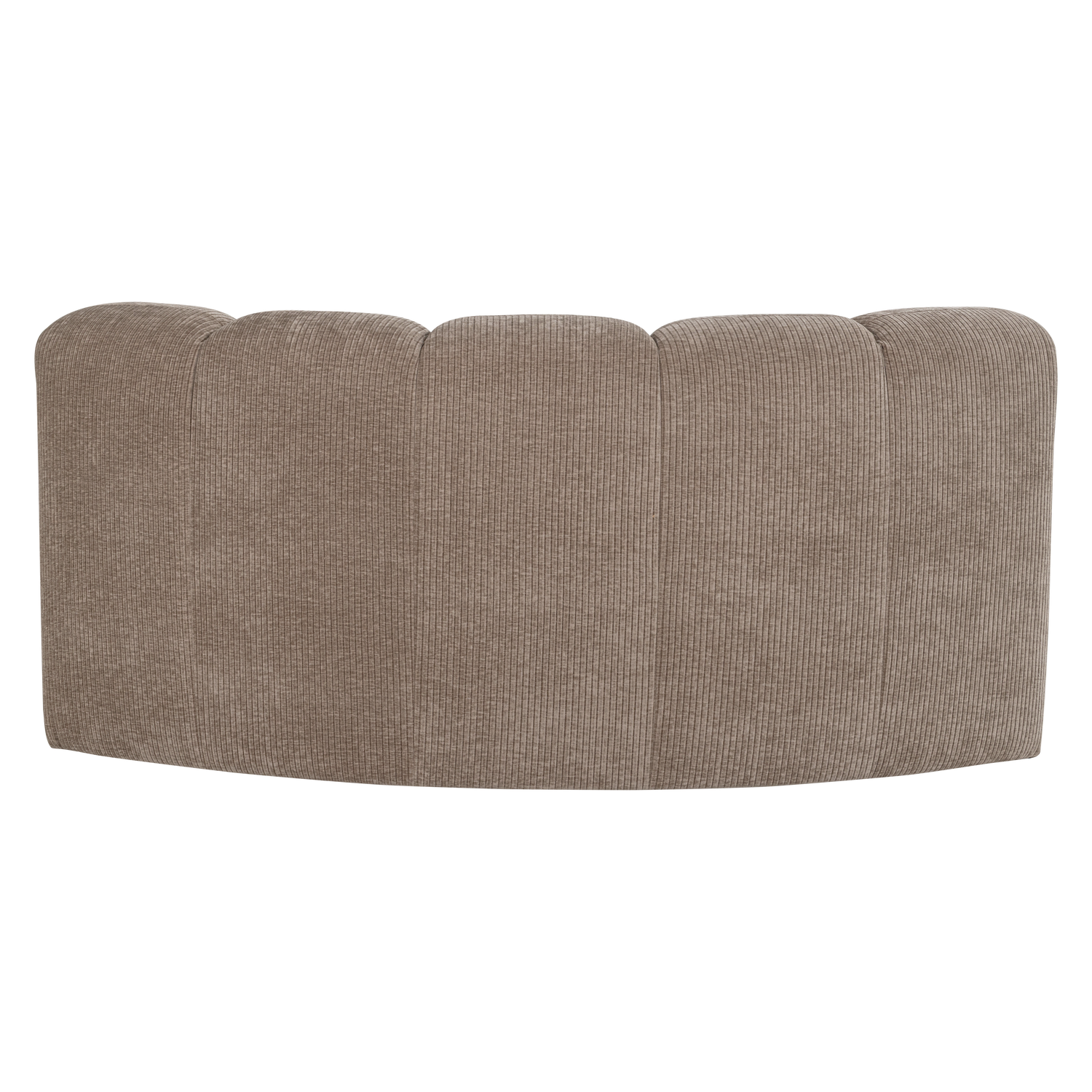 MOJO Modular Sofa - Curved Corner Element in Beige Corduroy