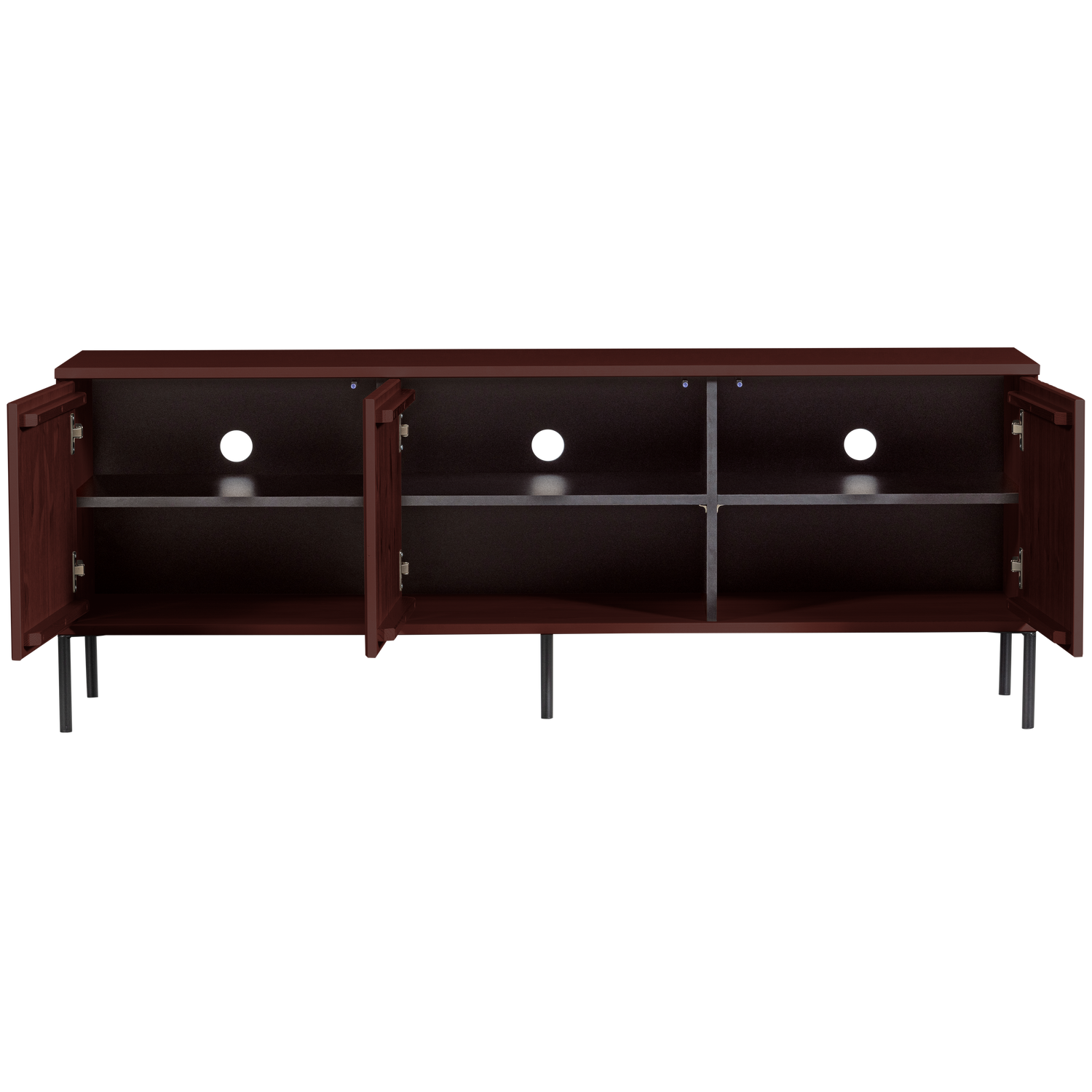 RTV-Sideboard NEW GRAVURE burgunderrot