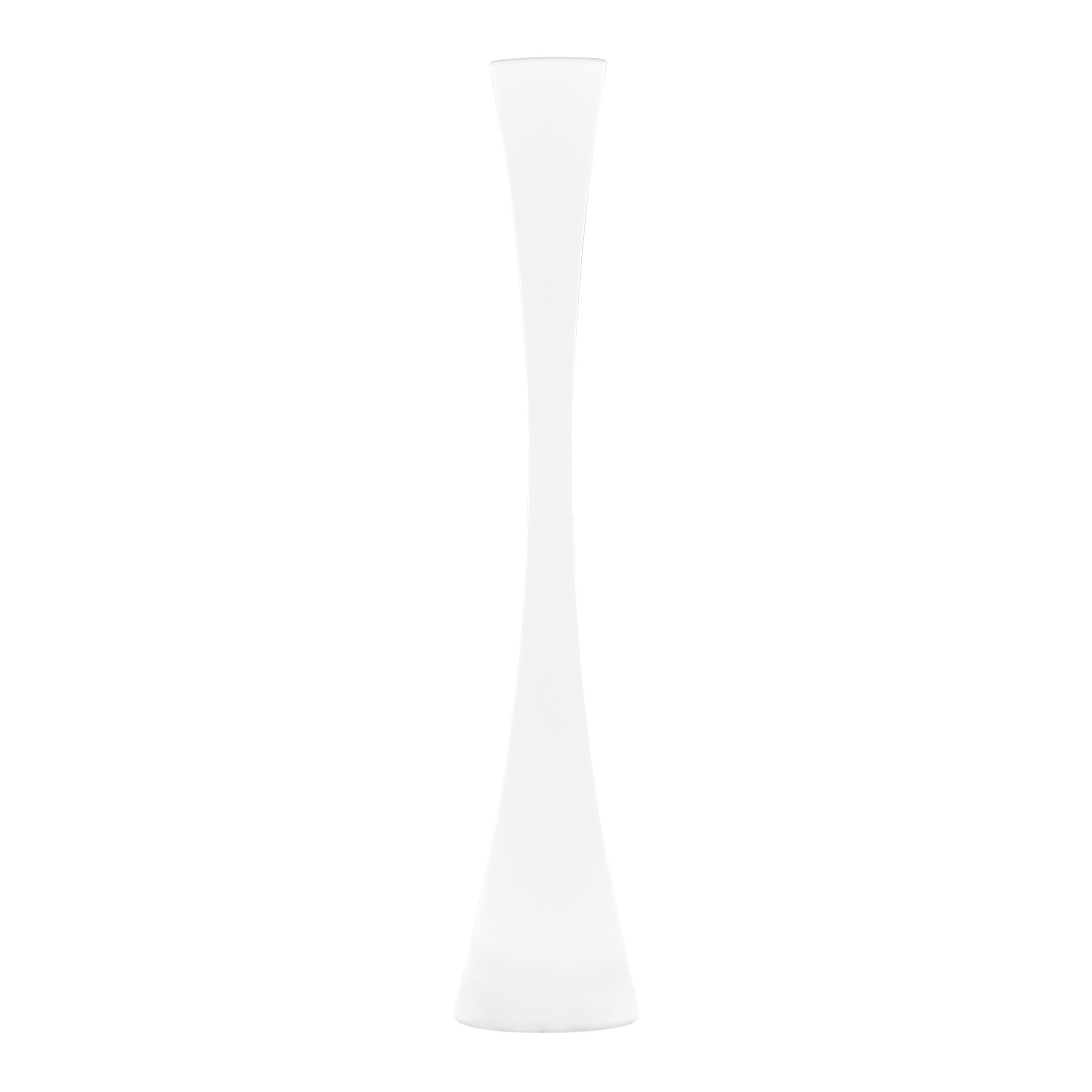 Lampa podłogowa BICONICA połyskujący biały