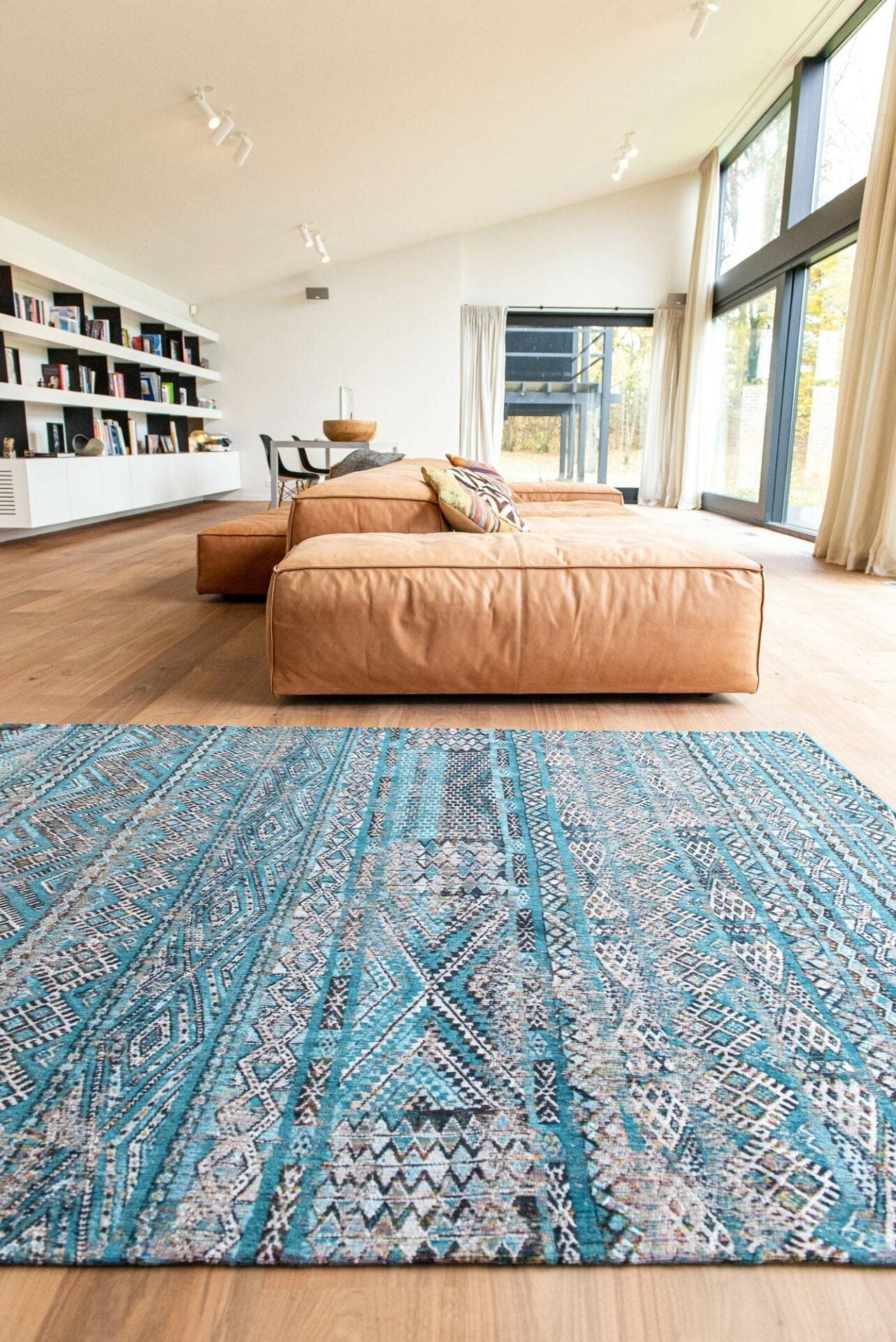 Dywan KILIM ZEMMURI BLUE błękitny