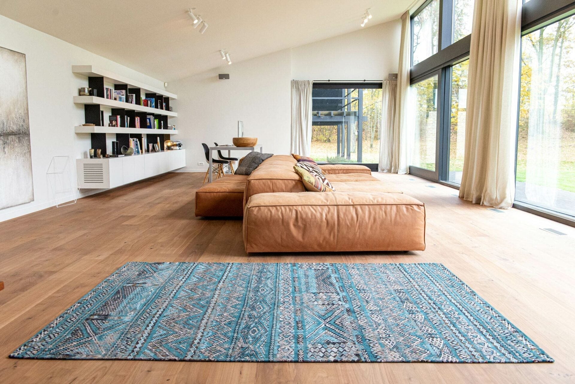 Dywan KILIM ZEMMURI BLUE błękitny