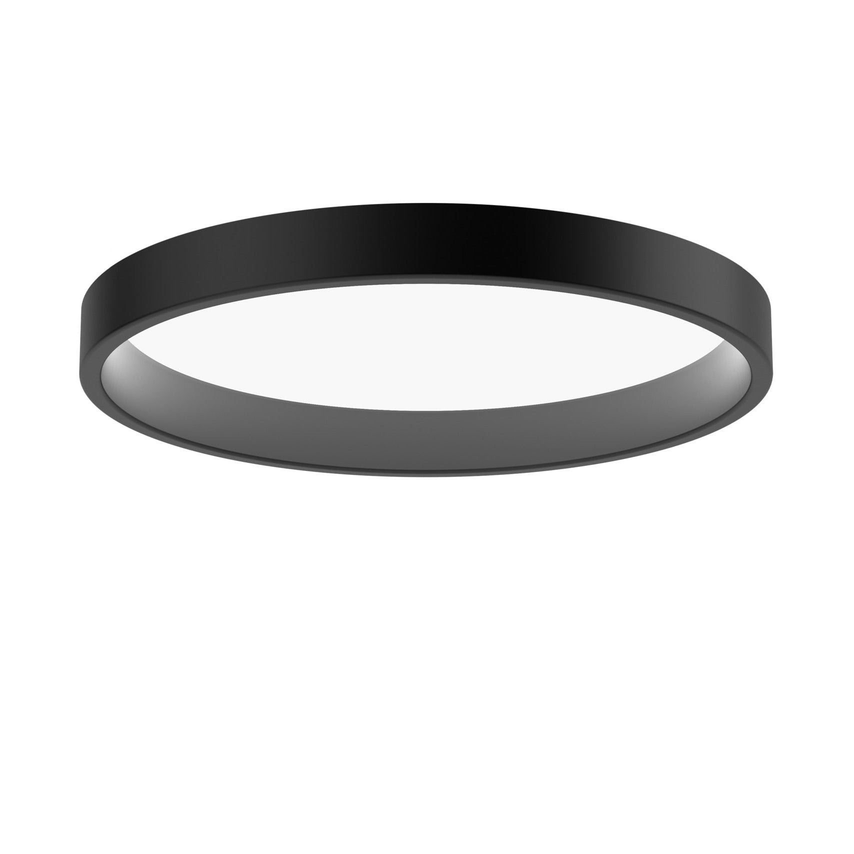 Plafon podtynkowy LP CIRCLE SEMI-RECESSED czarny