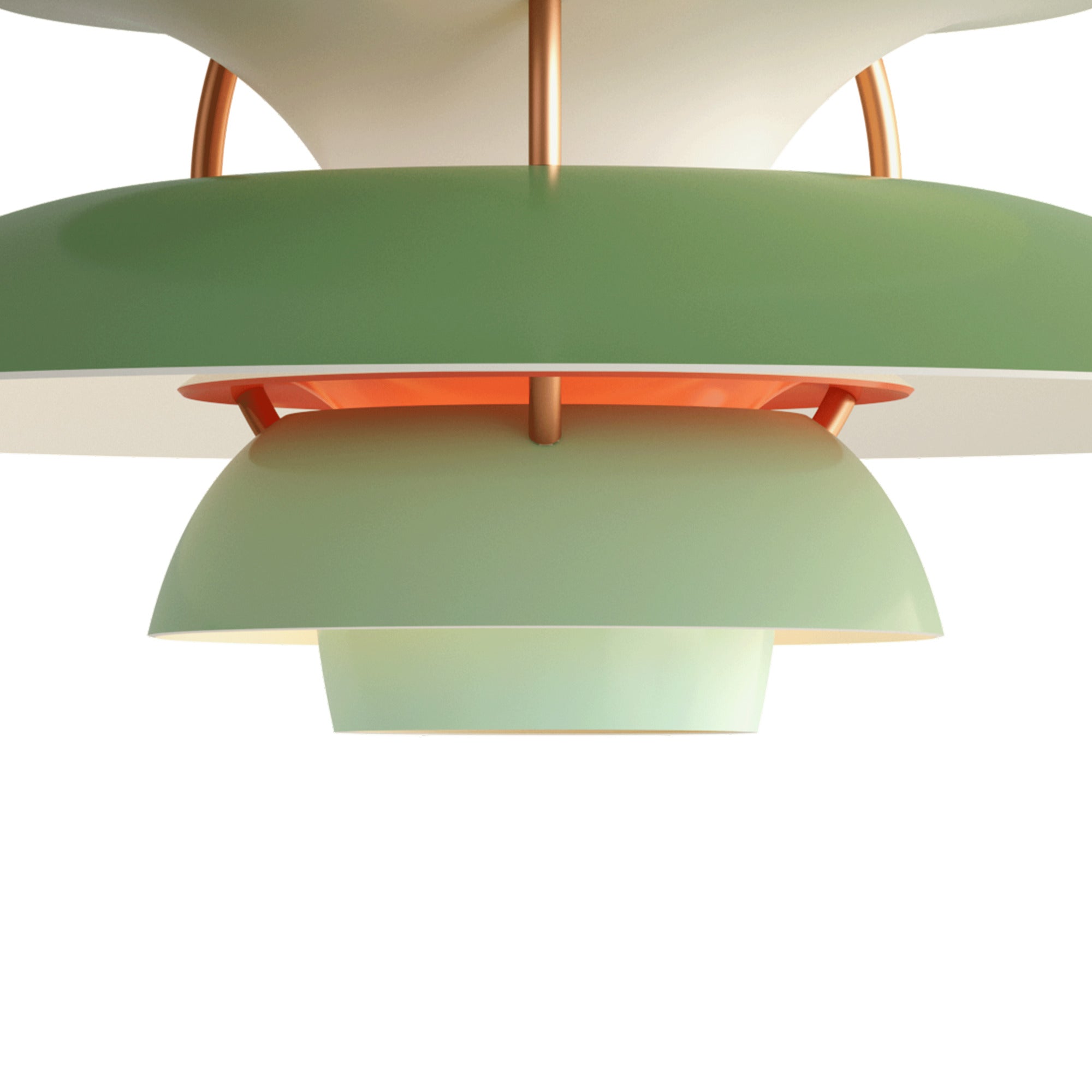 Lampa wisząca PH 5 odcienie zielonego