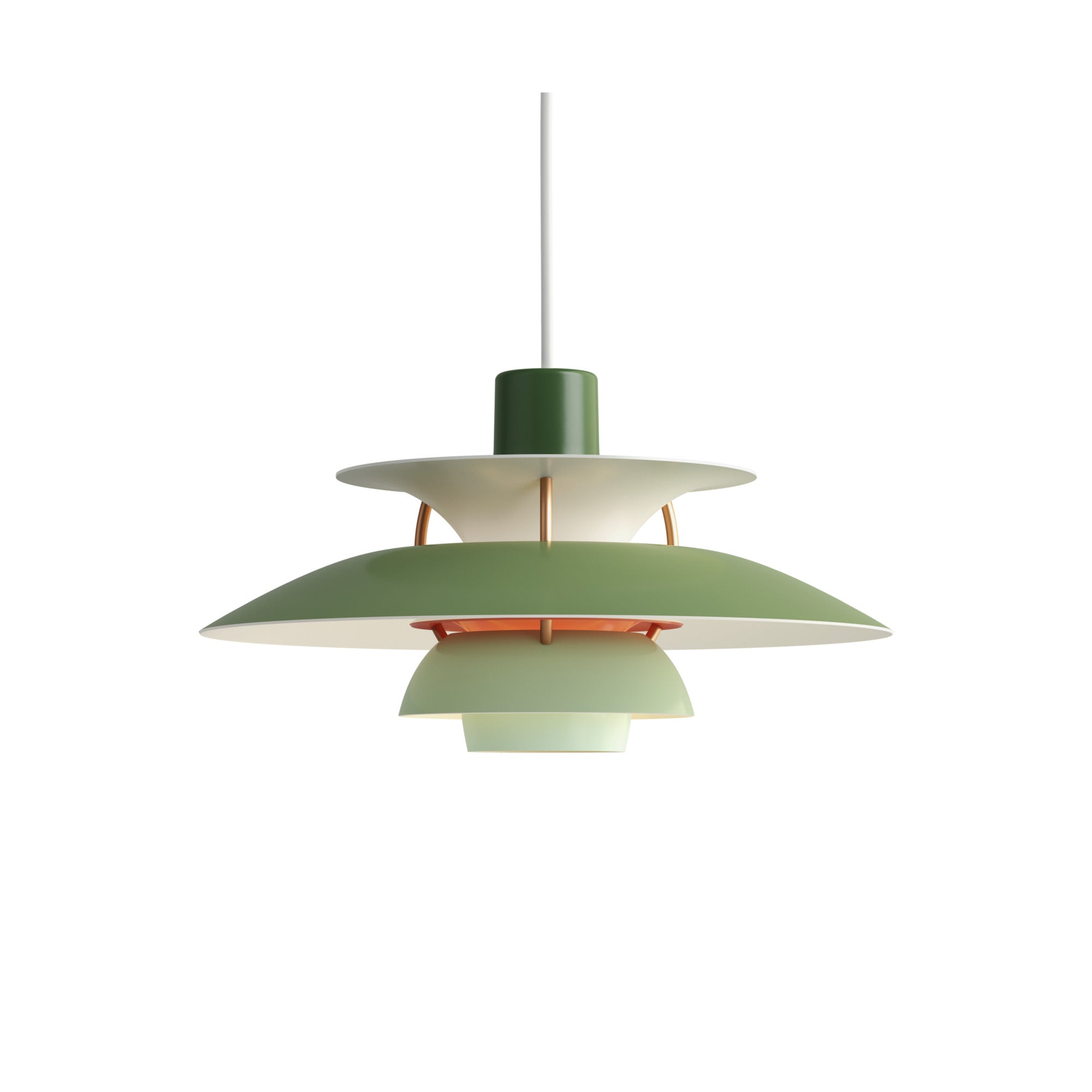 Lampa wisząca PH 5 odcienie zielonego