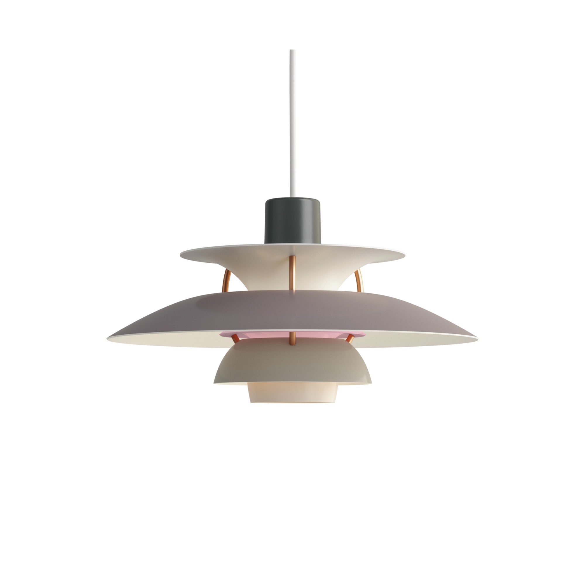 Lampa wisząca PH 5 odcienie szarego