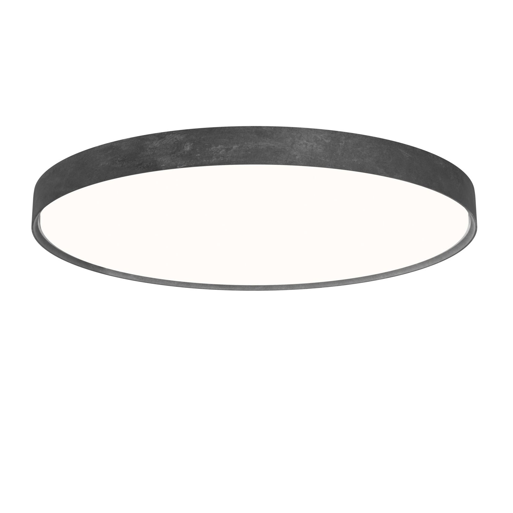 Plafon podtynkowy LP SLIM ROUND SEMI-RECESSED surowe aluminium