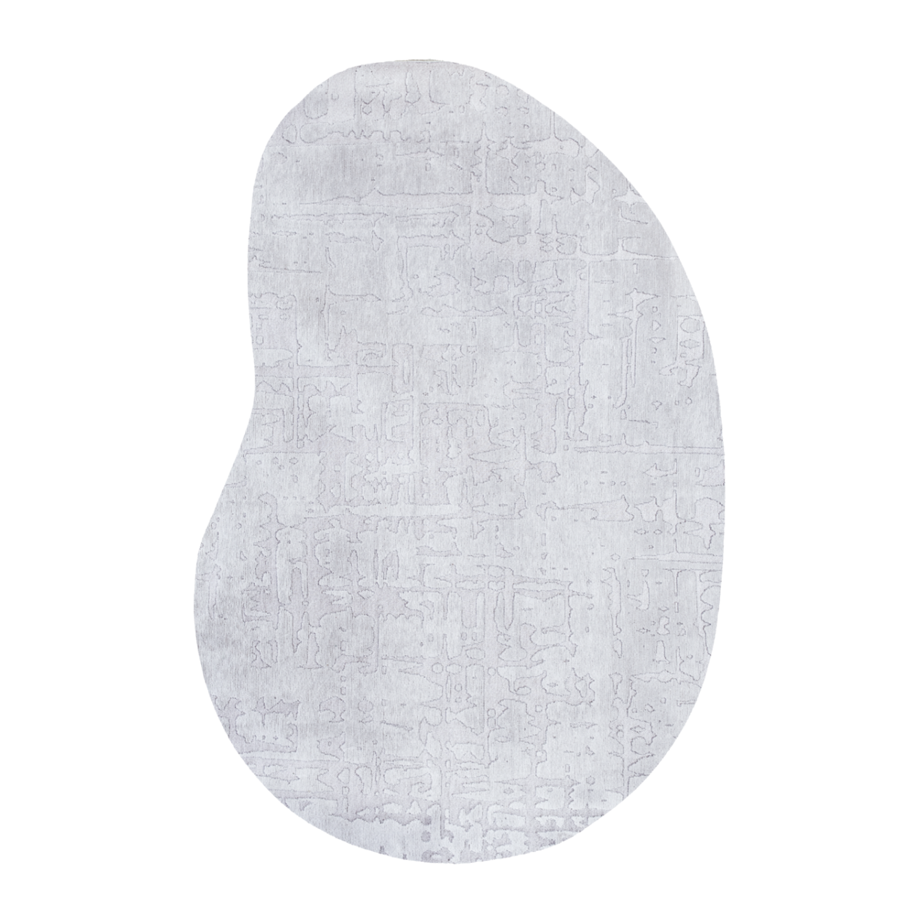 Ovaler Teppich BAOBAB TSINGY OYSTER grau
