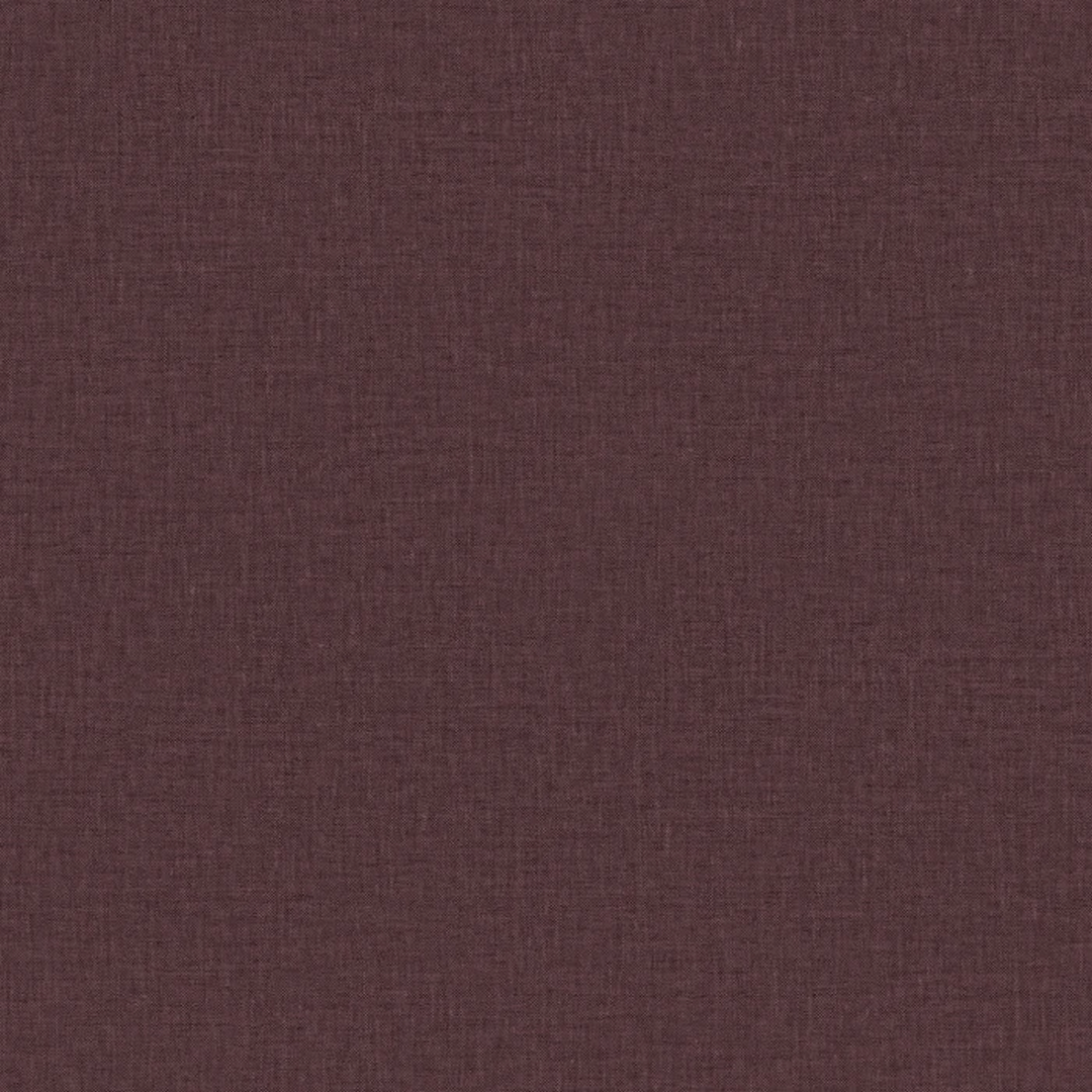 Structural vinyl wallpaper imitating linen canvas LINA - PRUNE plum