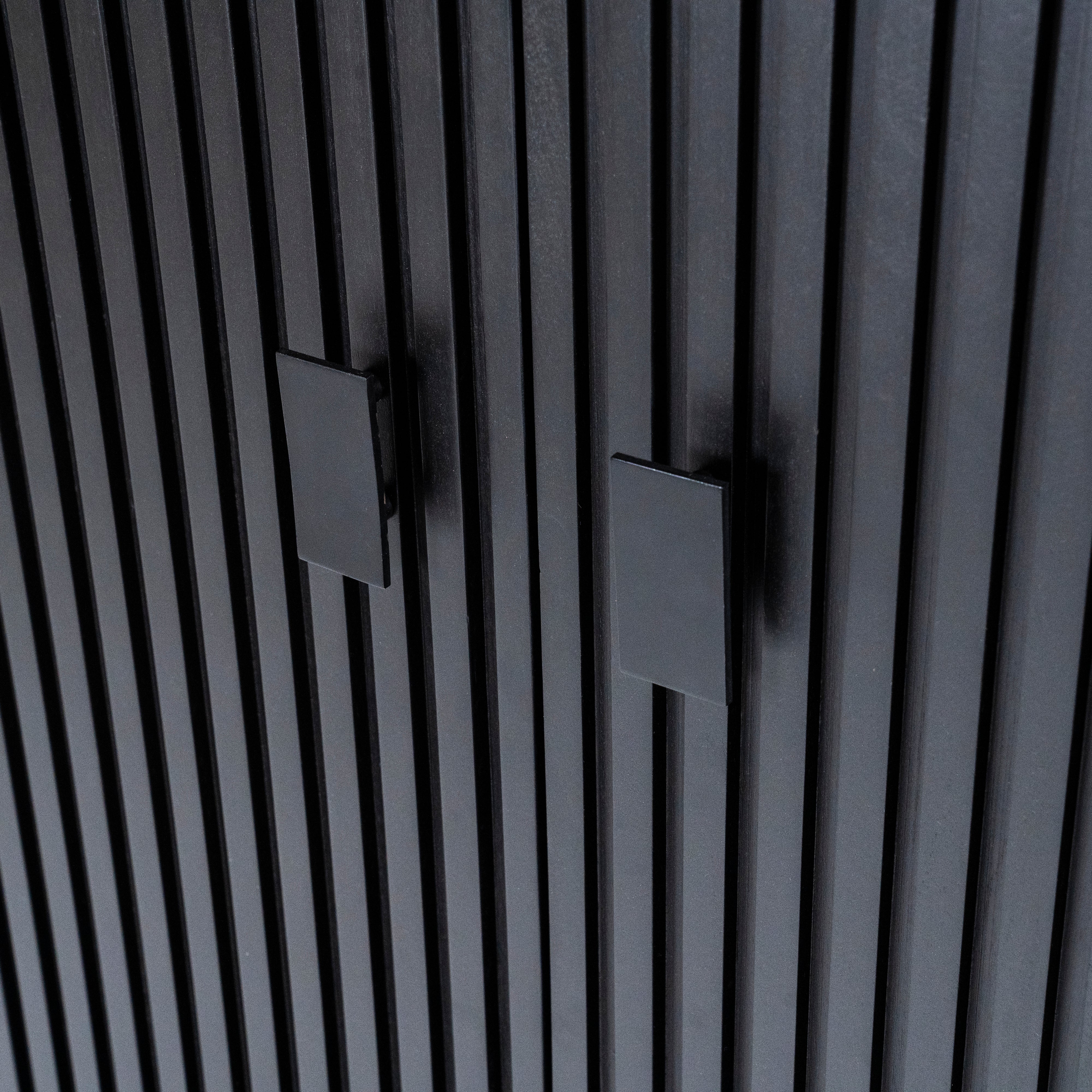 Szafa REMI czarne drewno mango