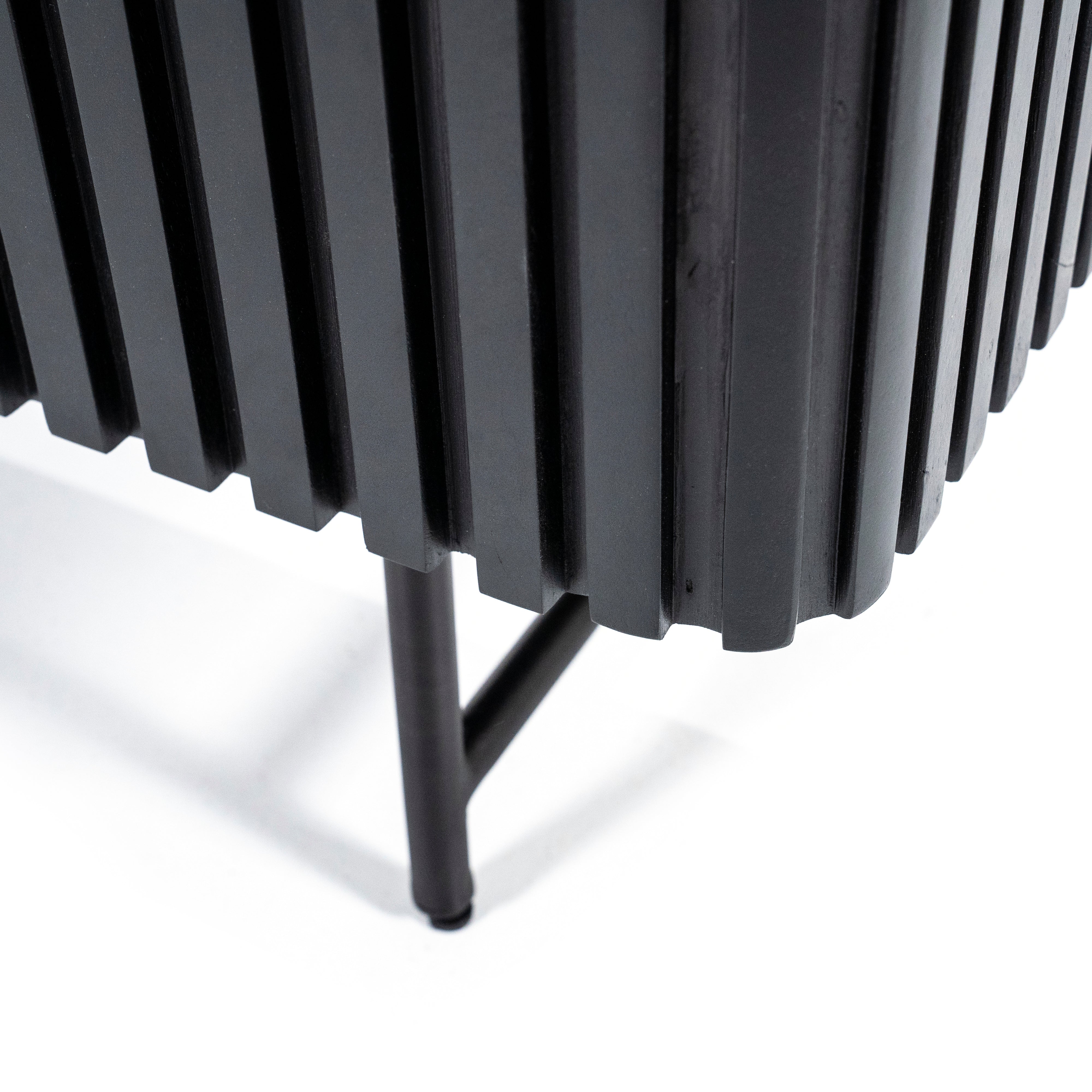 Szafa REMI czarne drewno mango