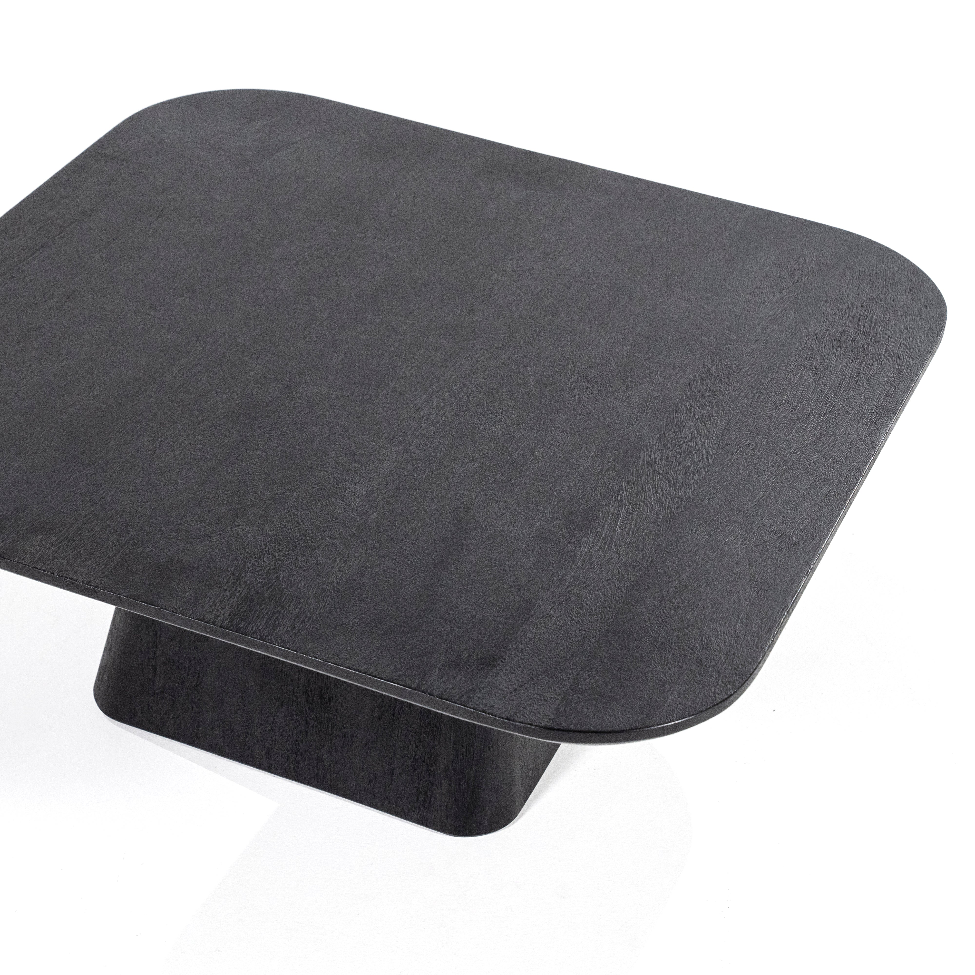 ARON Coffee Table Black Mango Wood