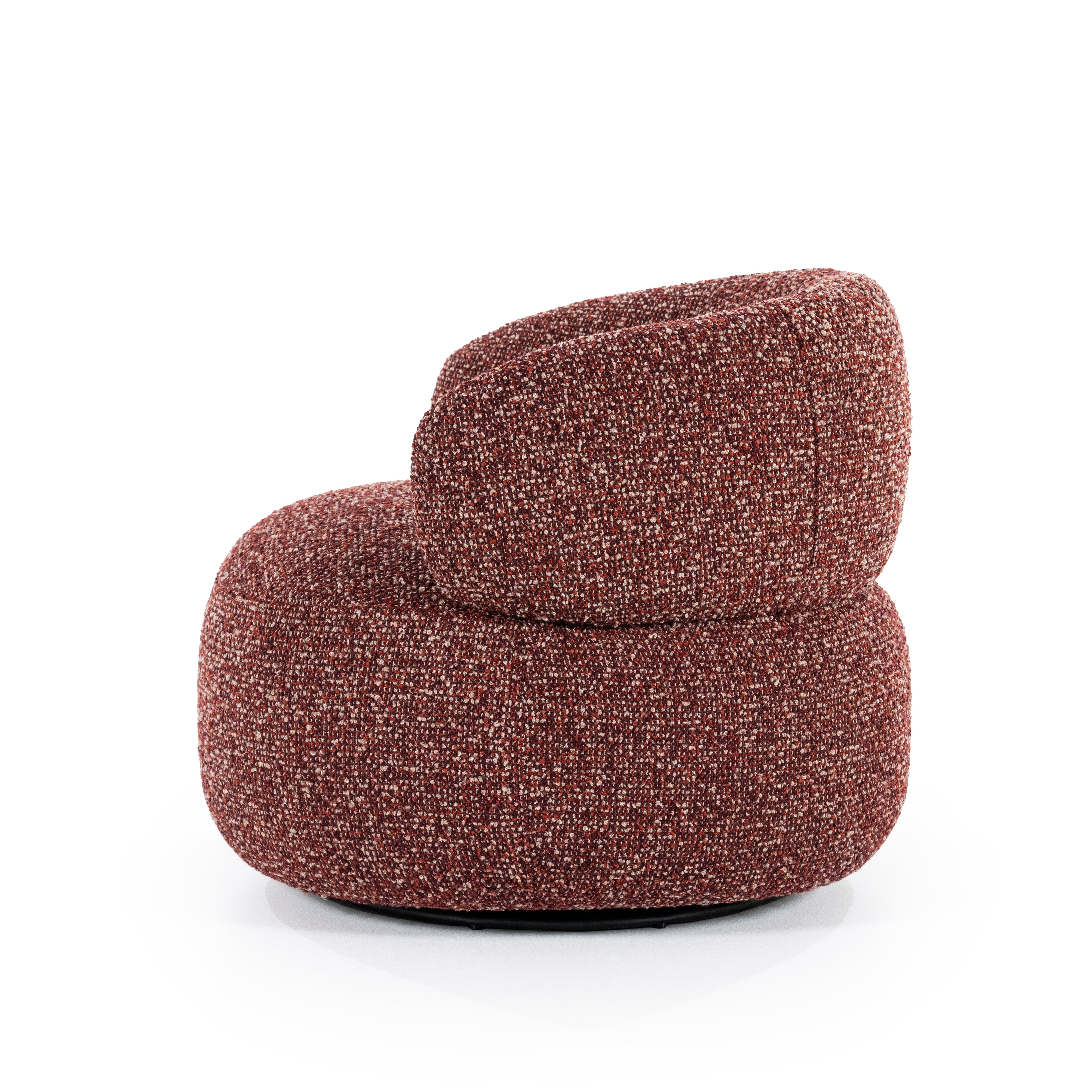 Fotel MAEVE rudobrązowy melanż