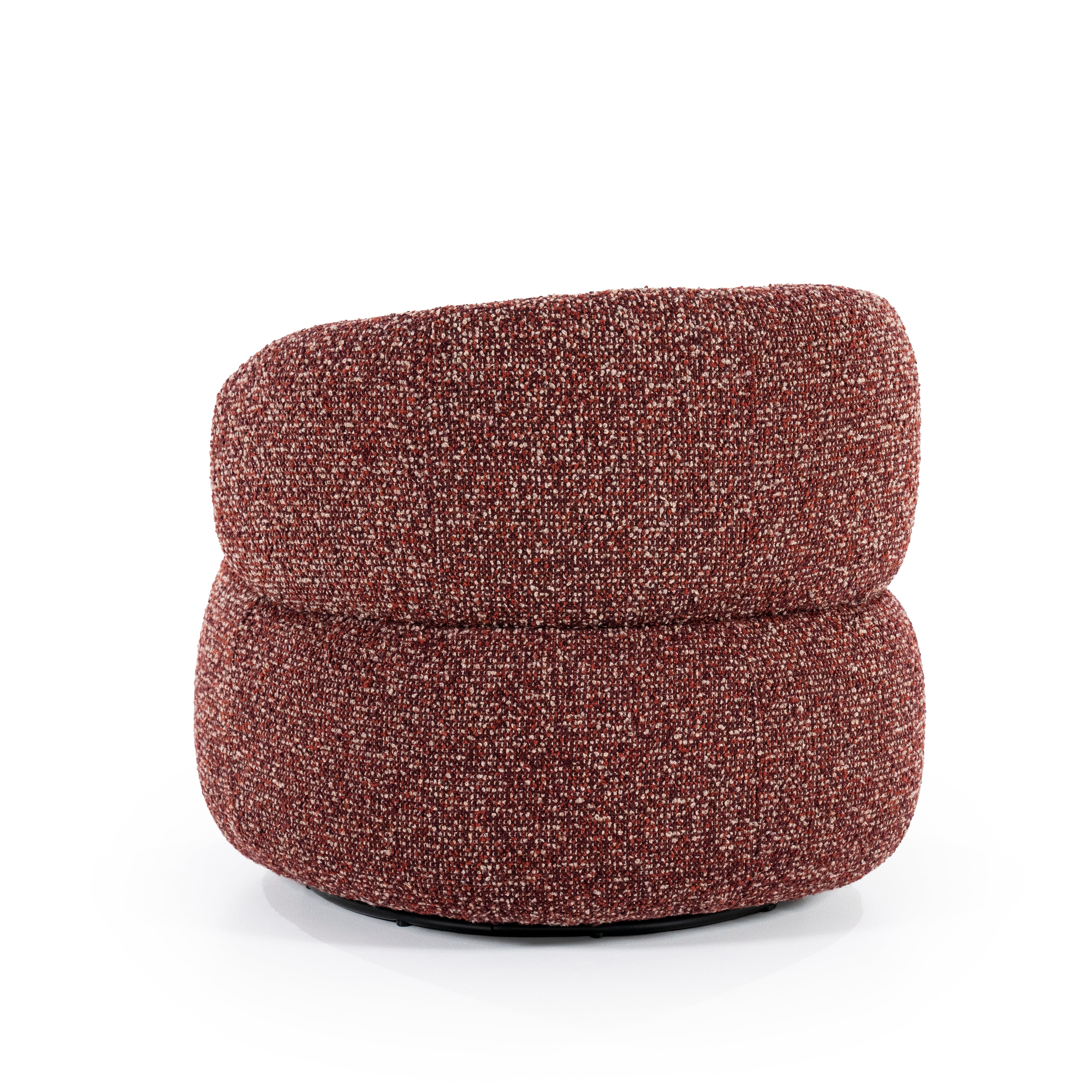 Fotel MAEVE rudobrązowy melanż