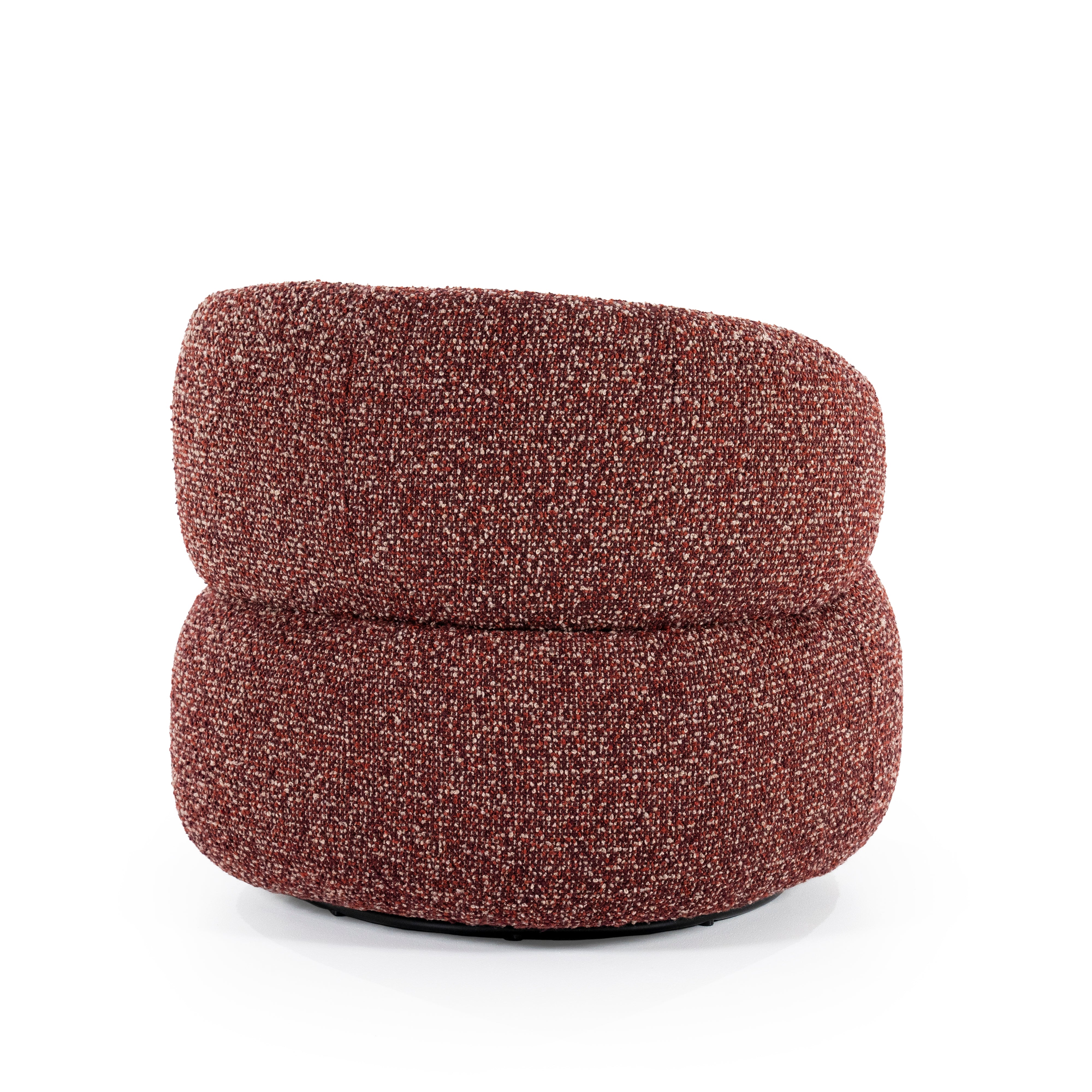 Fotel MAEVE rudobrązowy melanż