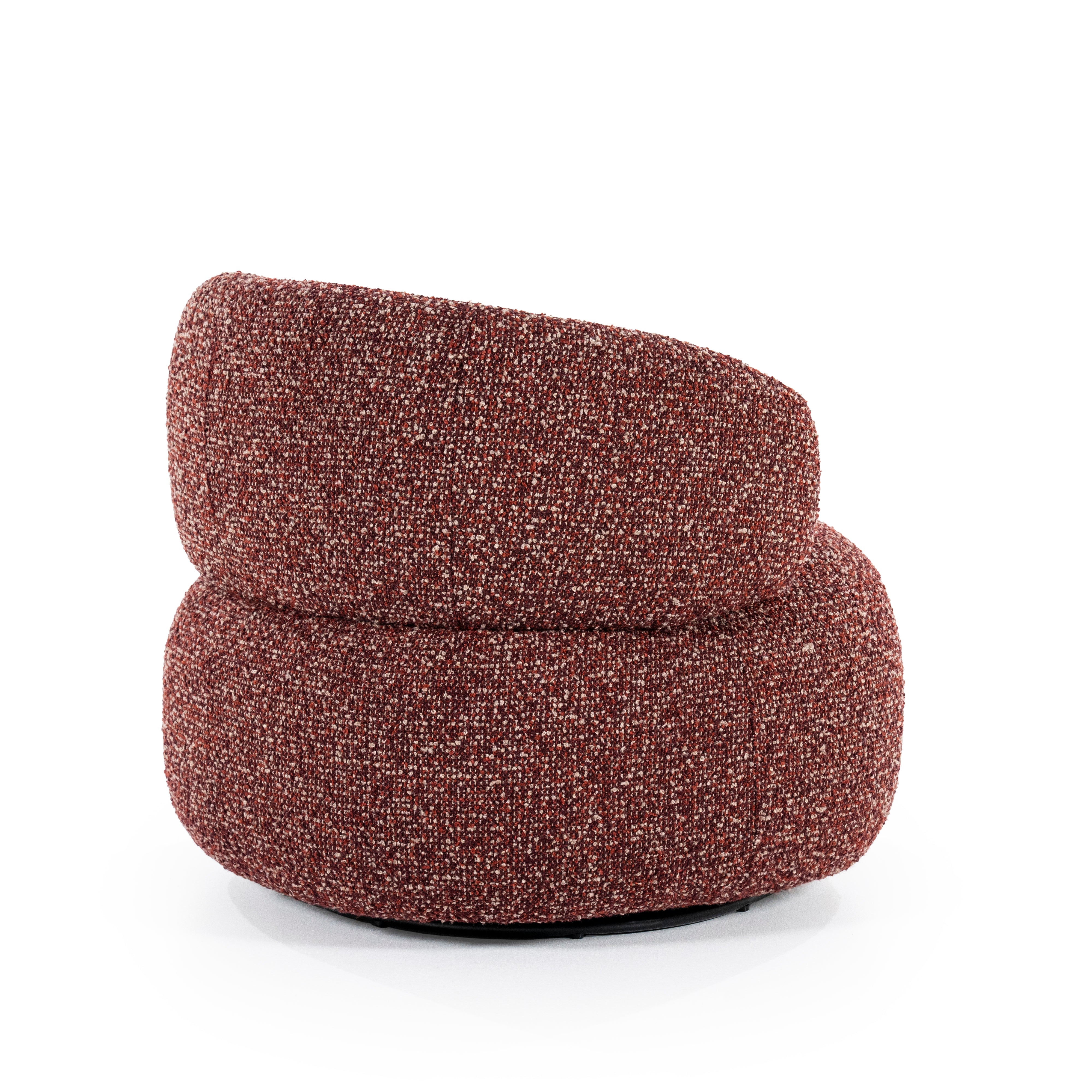 Fotel MAEVE rudobrązowy melanż