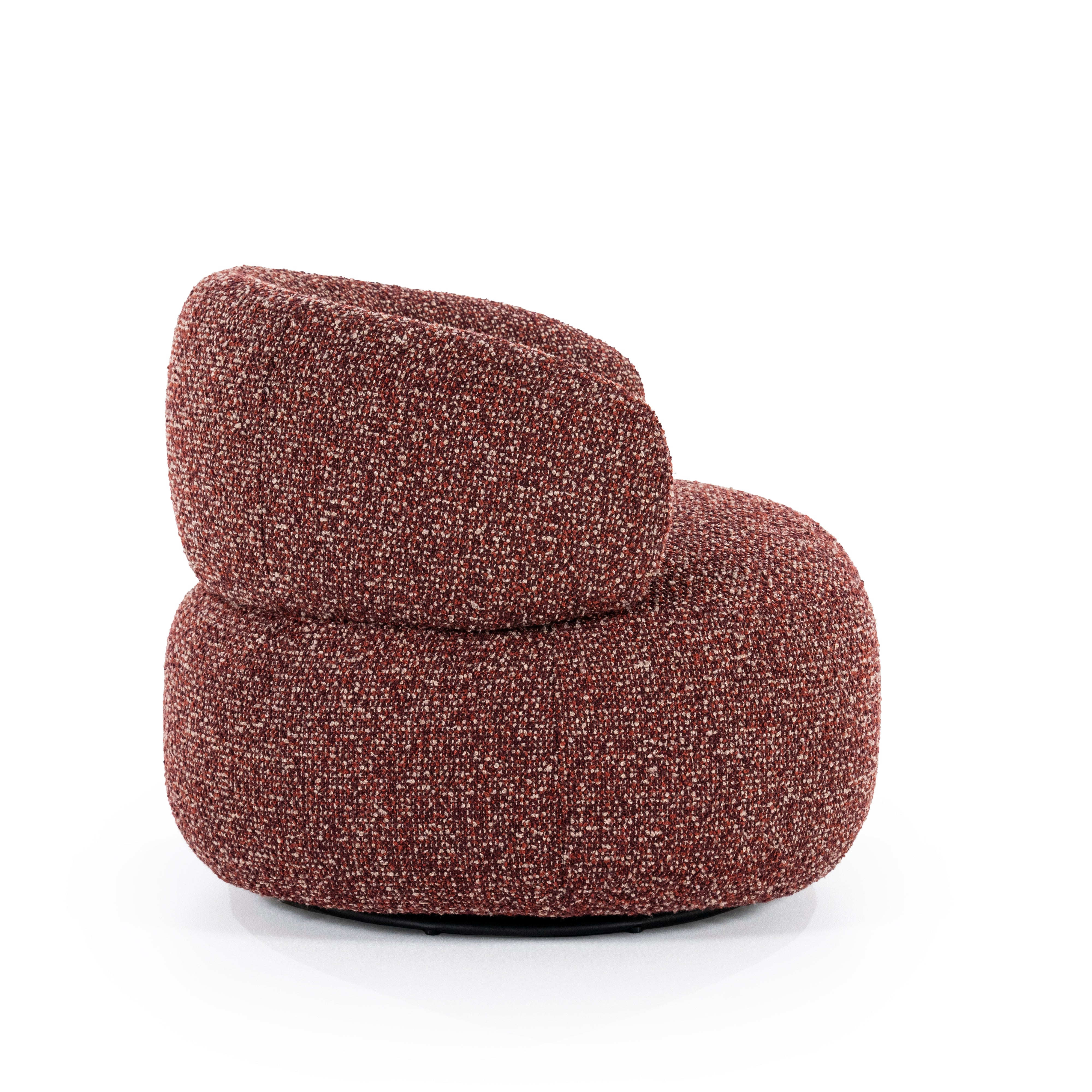 Fotel MAEVE rudobrązowy melanż