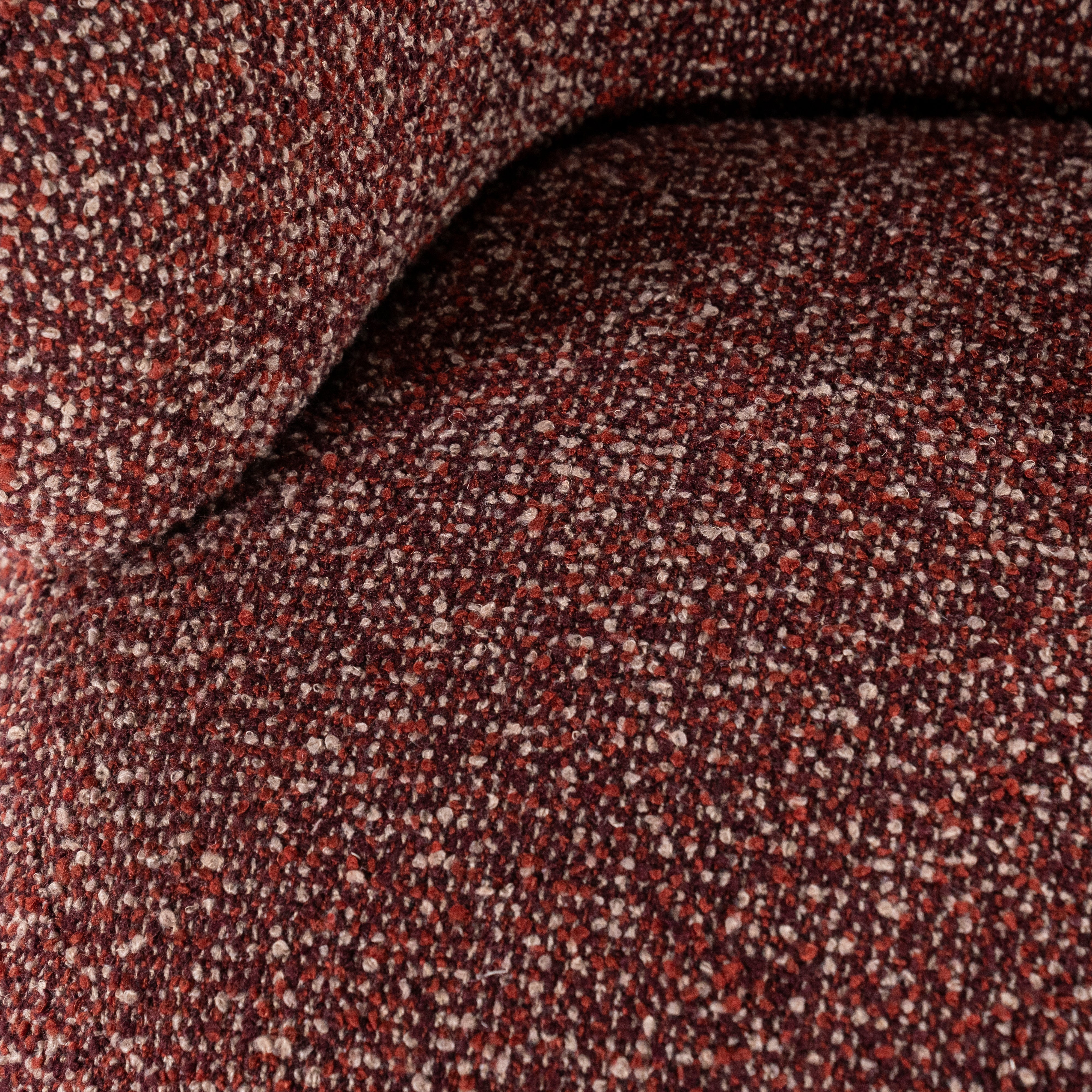 Fotel MAEVE rudobrązowy melanż