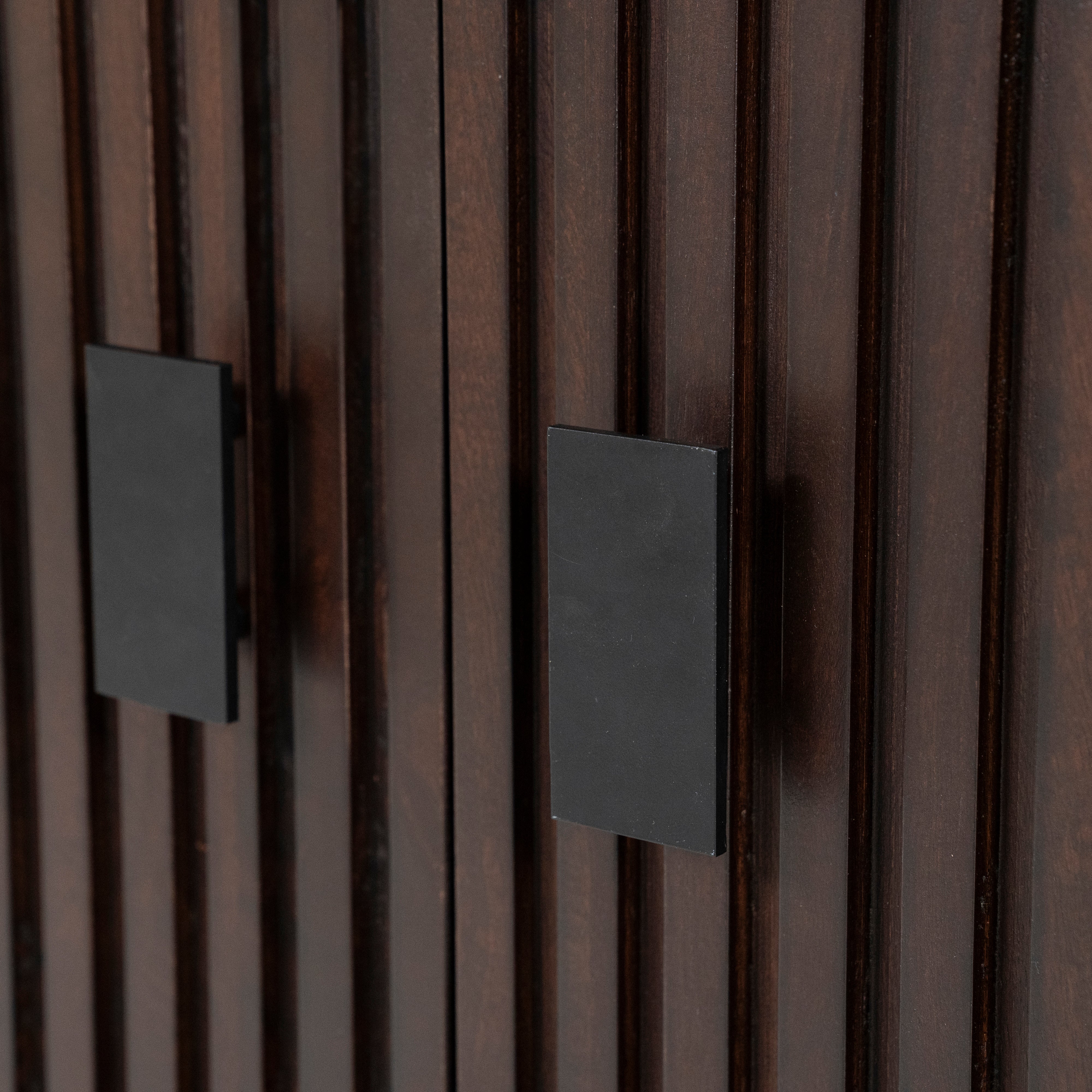 REMI Shelf dark brown mango wood