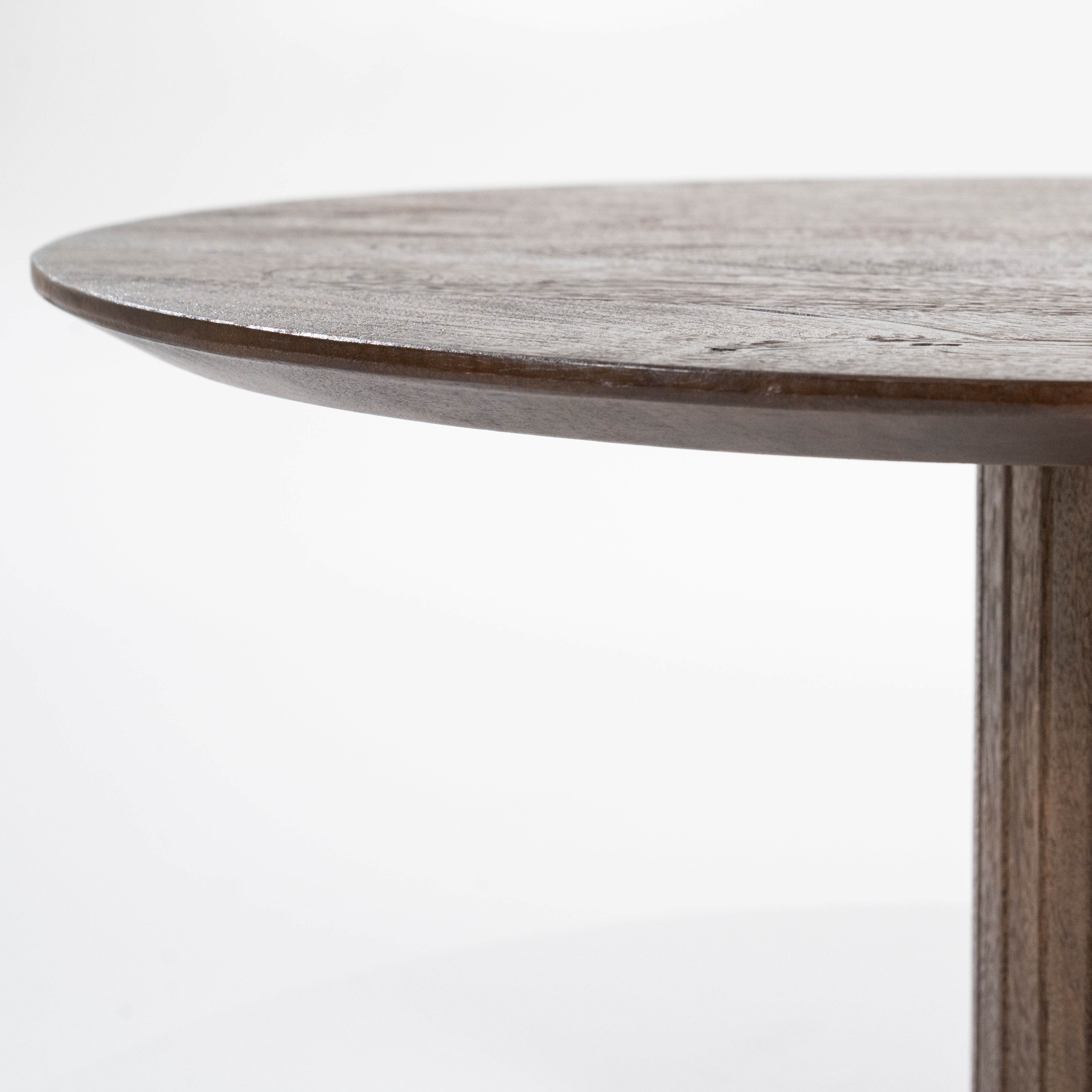 Stolik kawowy JORDY ciemnobrązowe drewno mango