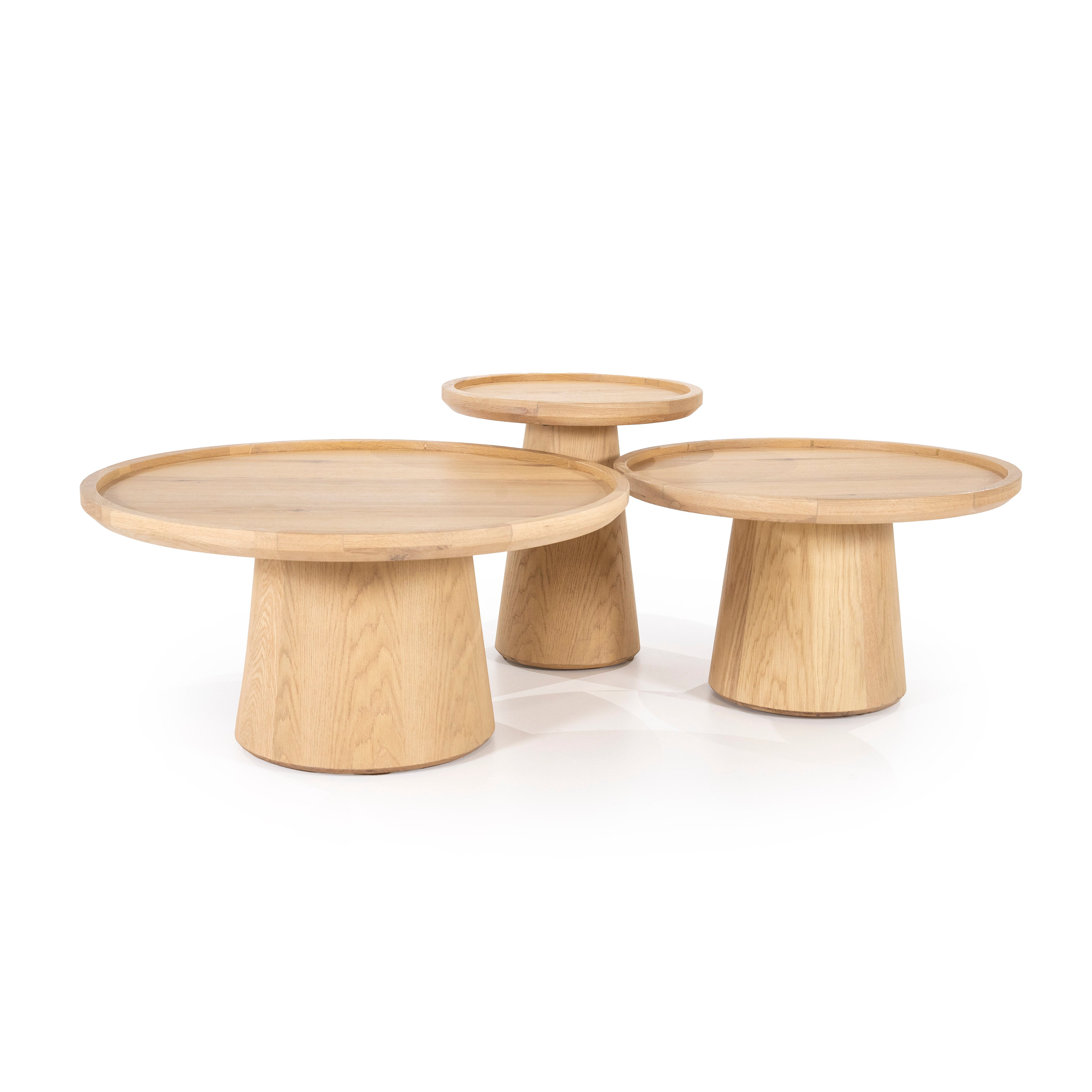 Stolik kawowy LEIA fornir dębowy