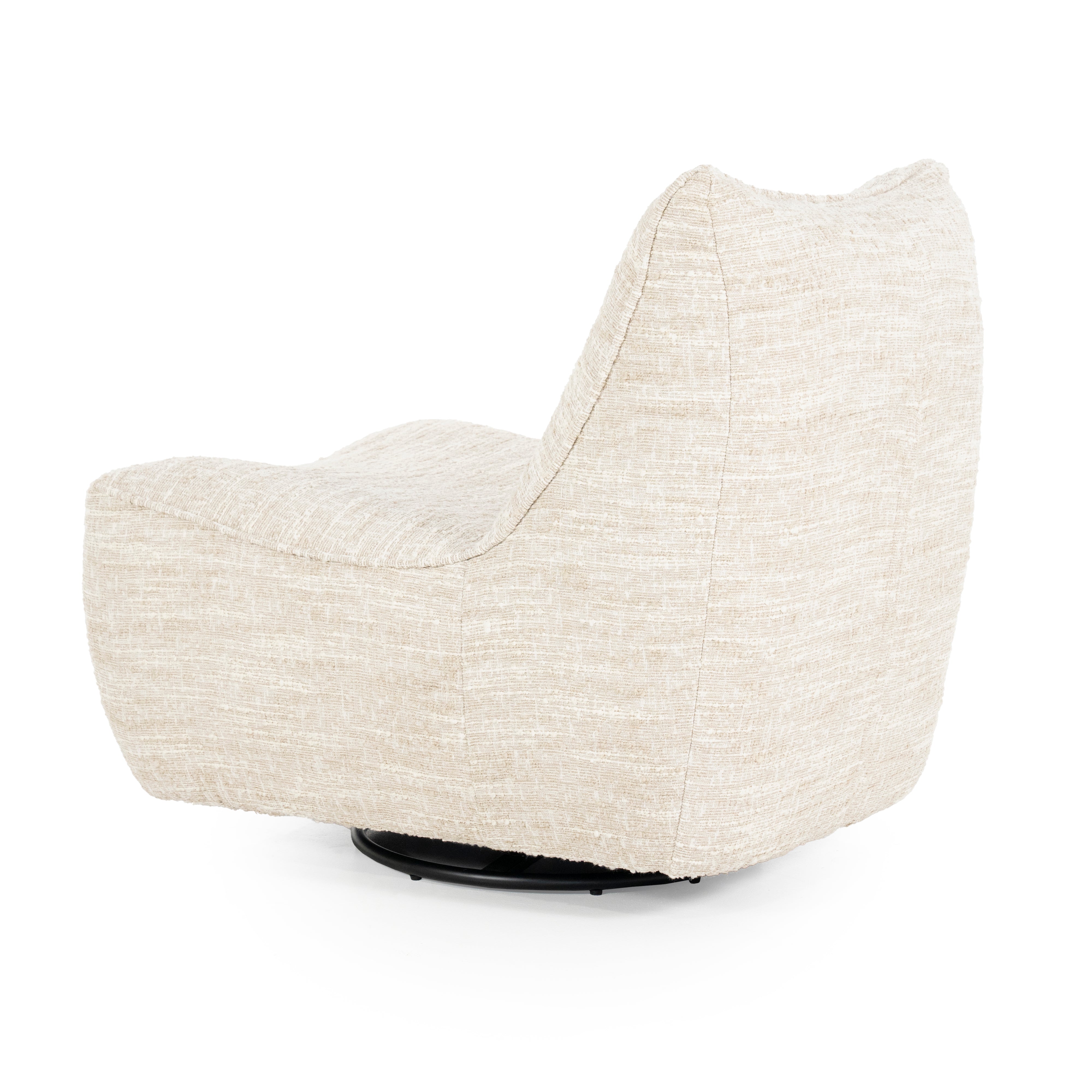 LOYS beige swivel armchair