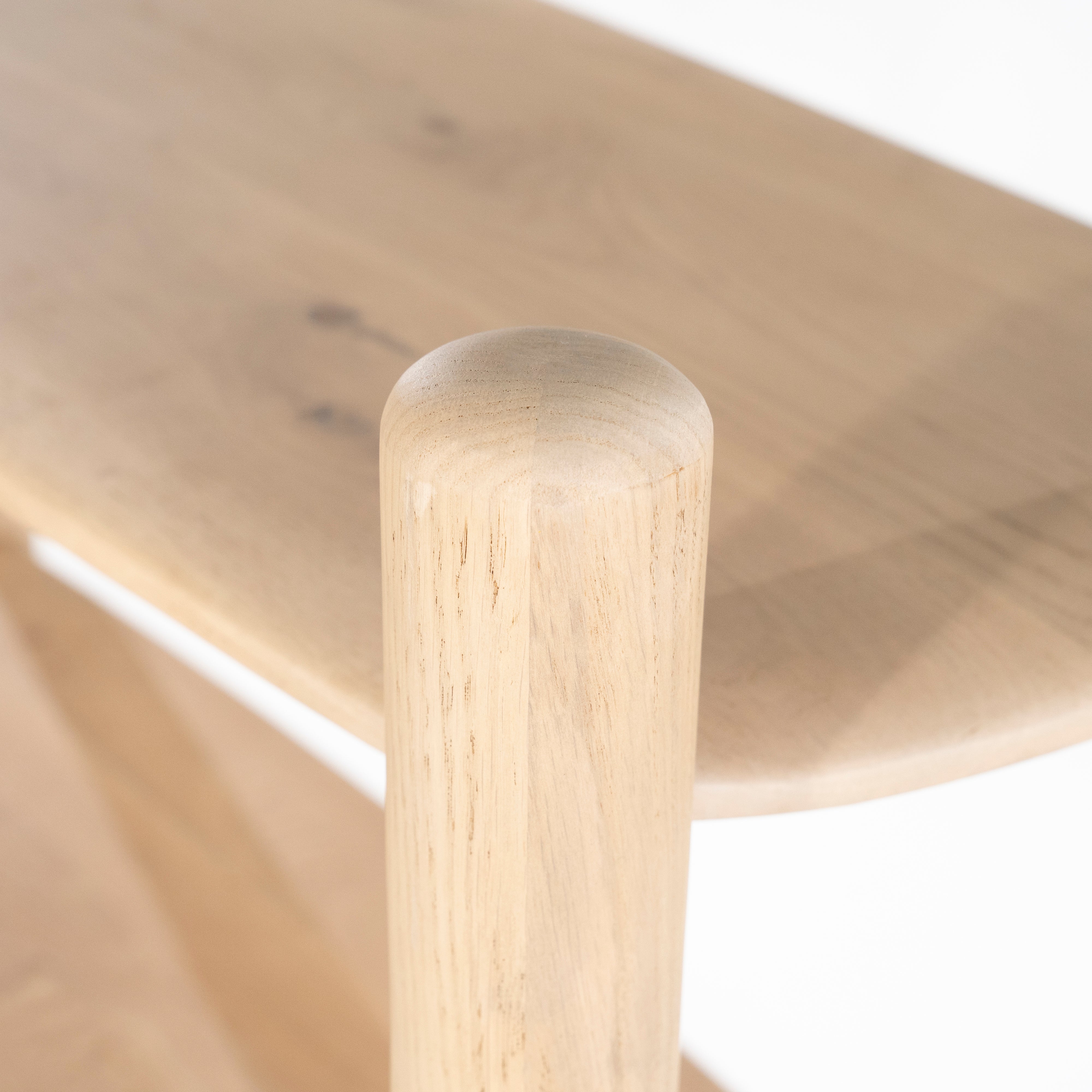 Regał SELBU drewno dębowe