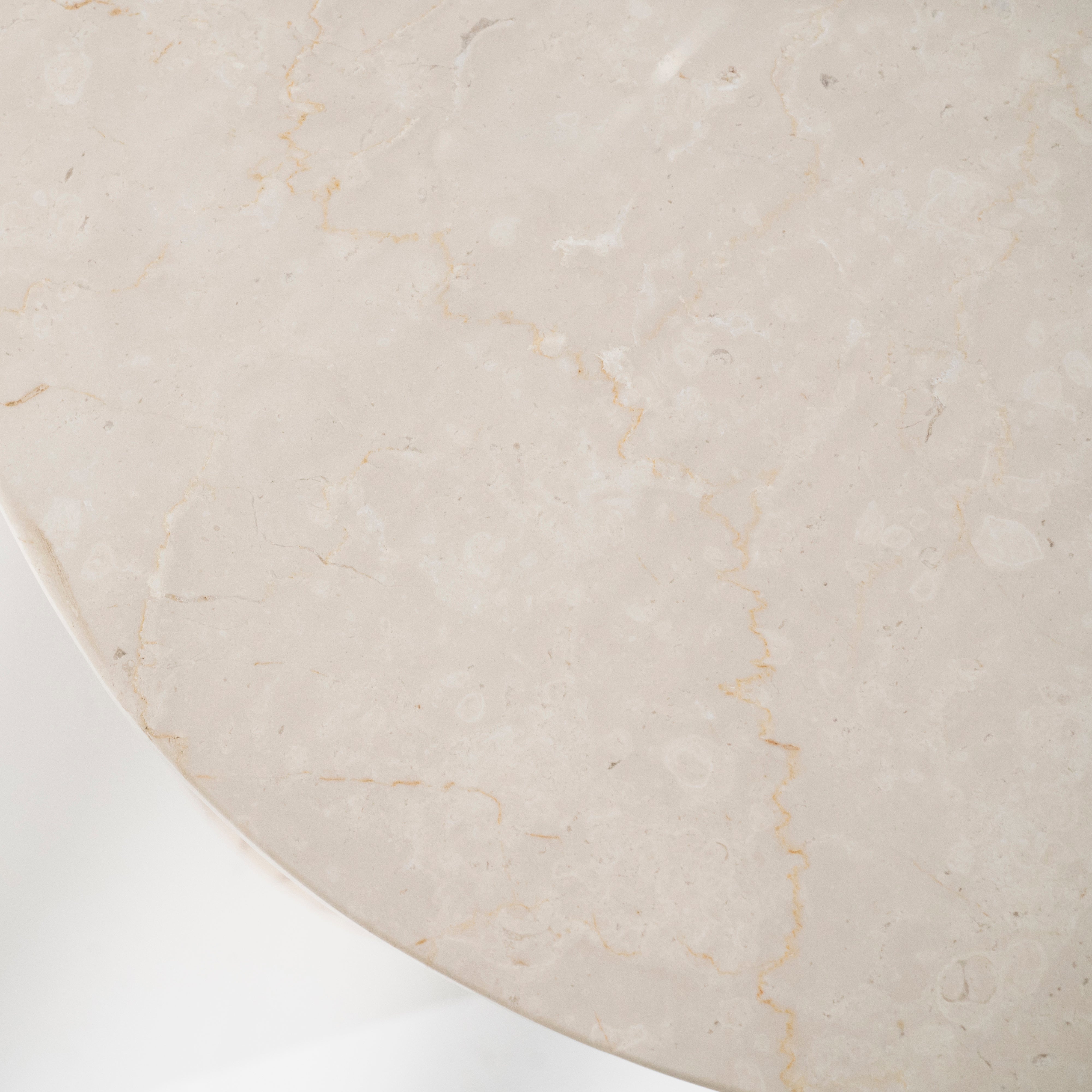 Biurko KIRA drewno mango z marmurowym blatem