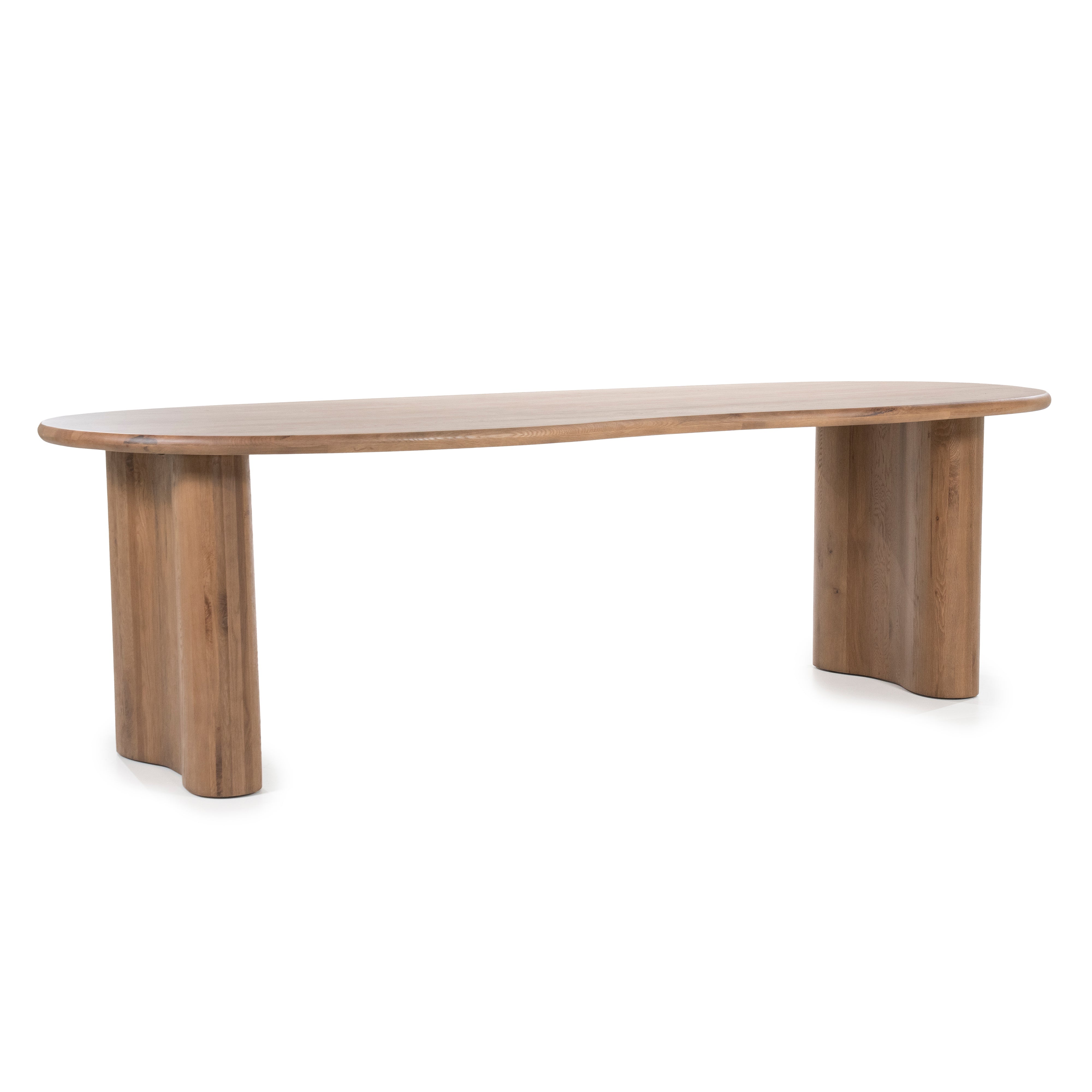 Oval table JOSH dark oak wood