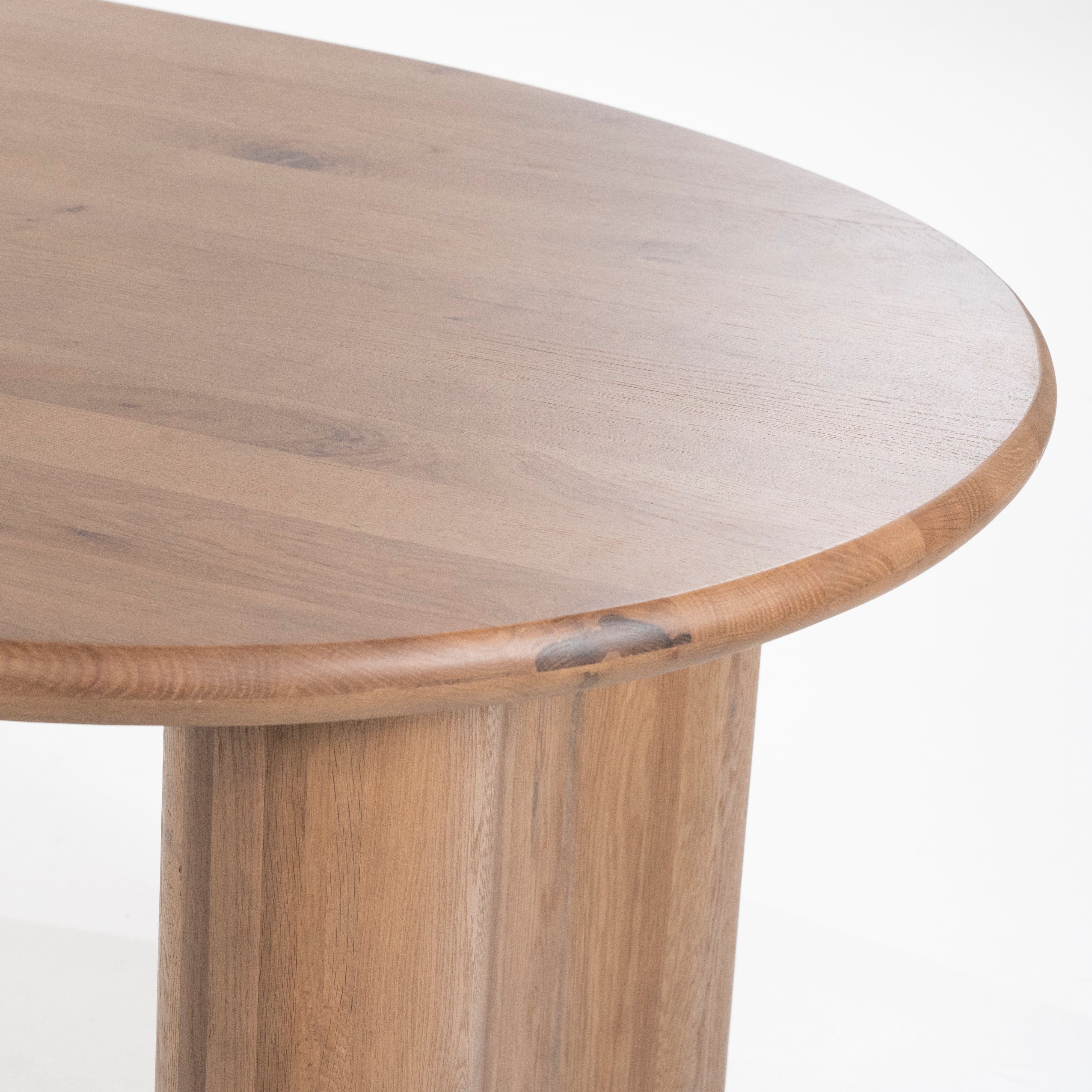 Oval table JOSH dark oak wood