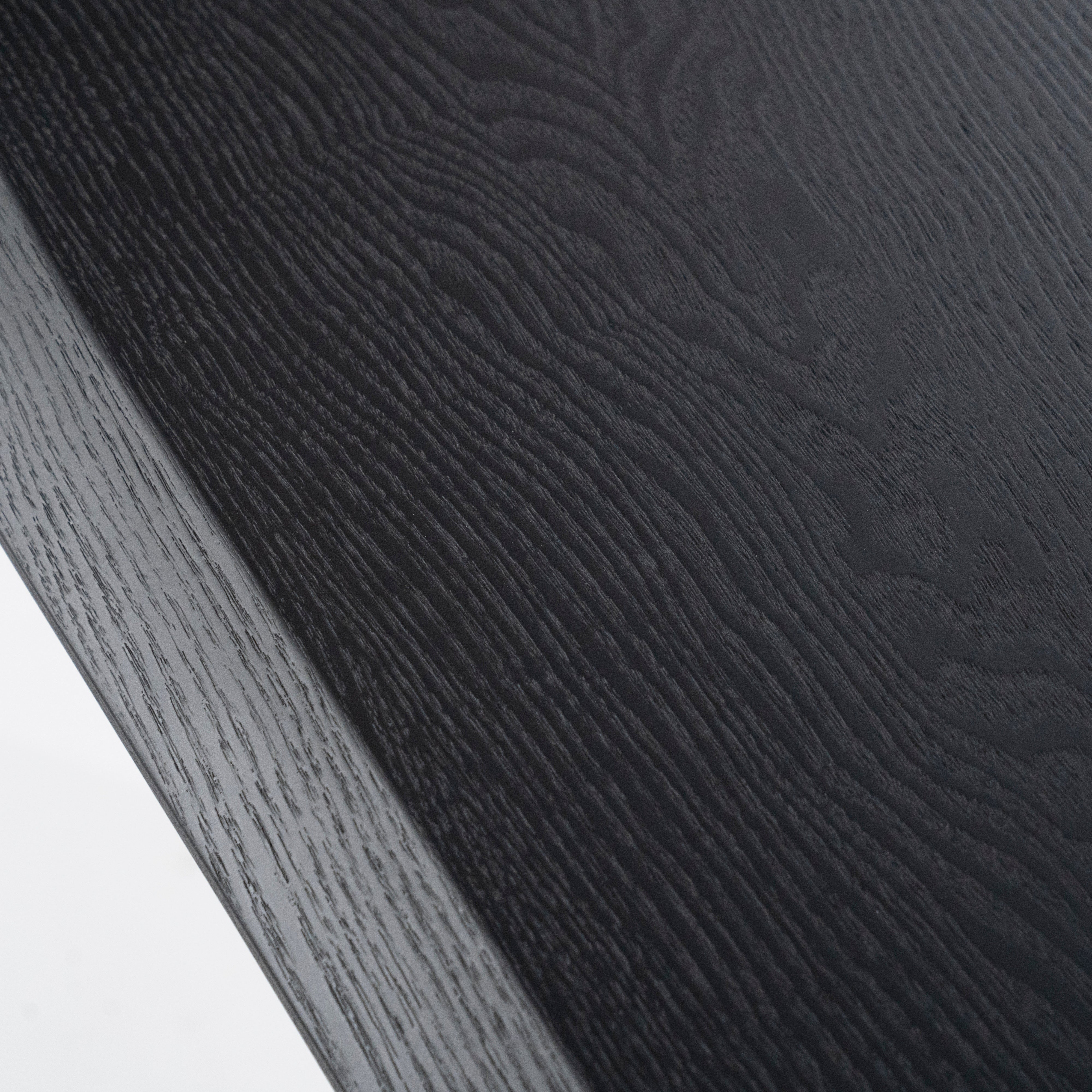 Stół barowy WALTER czarny fornir dębowy