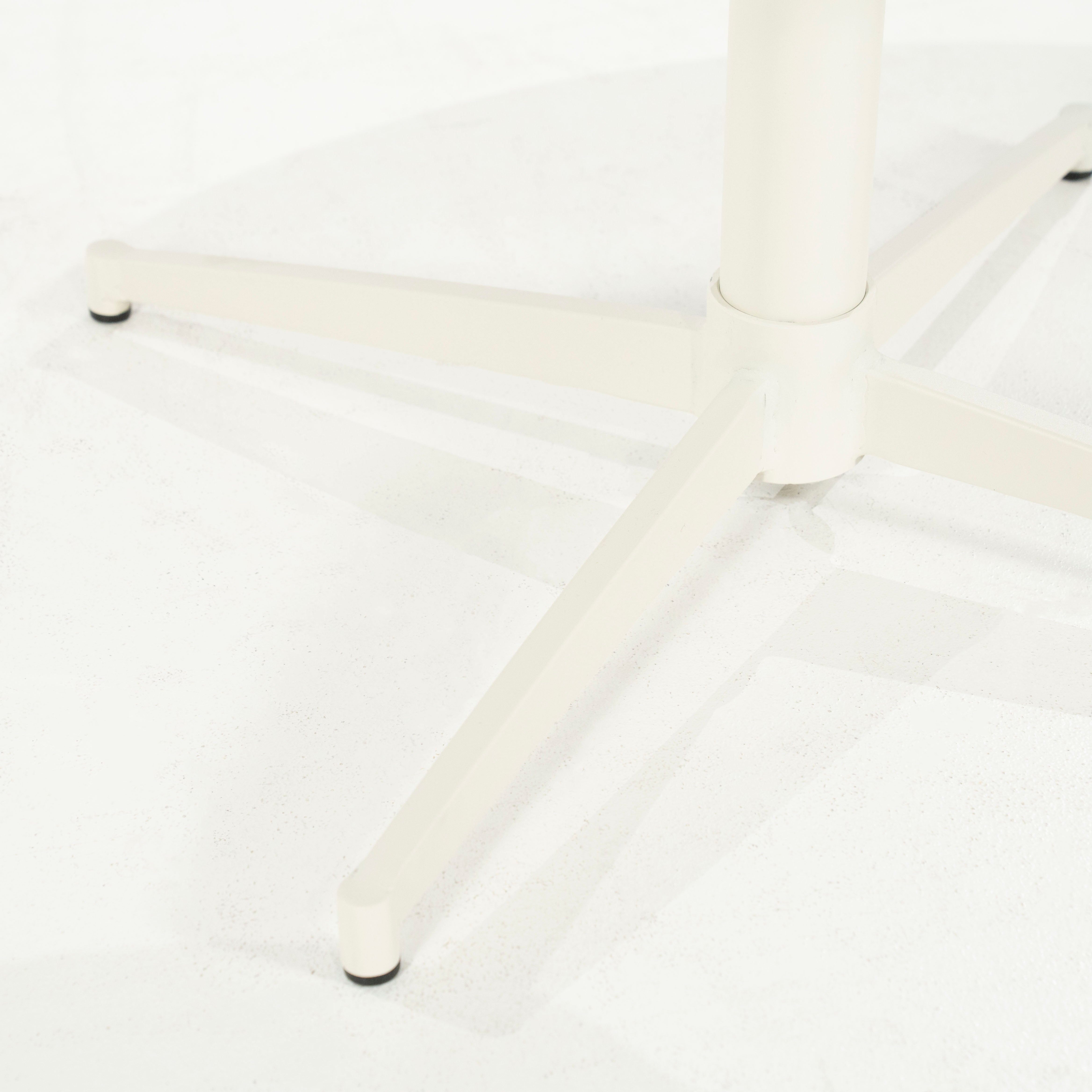 Krzesło obrotowe MOLLY terakota z kremową podstawą