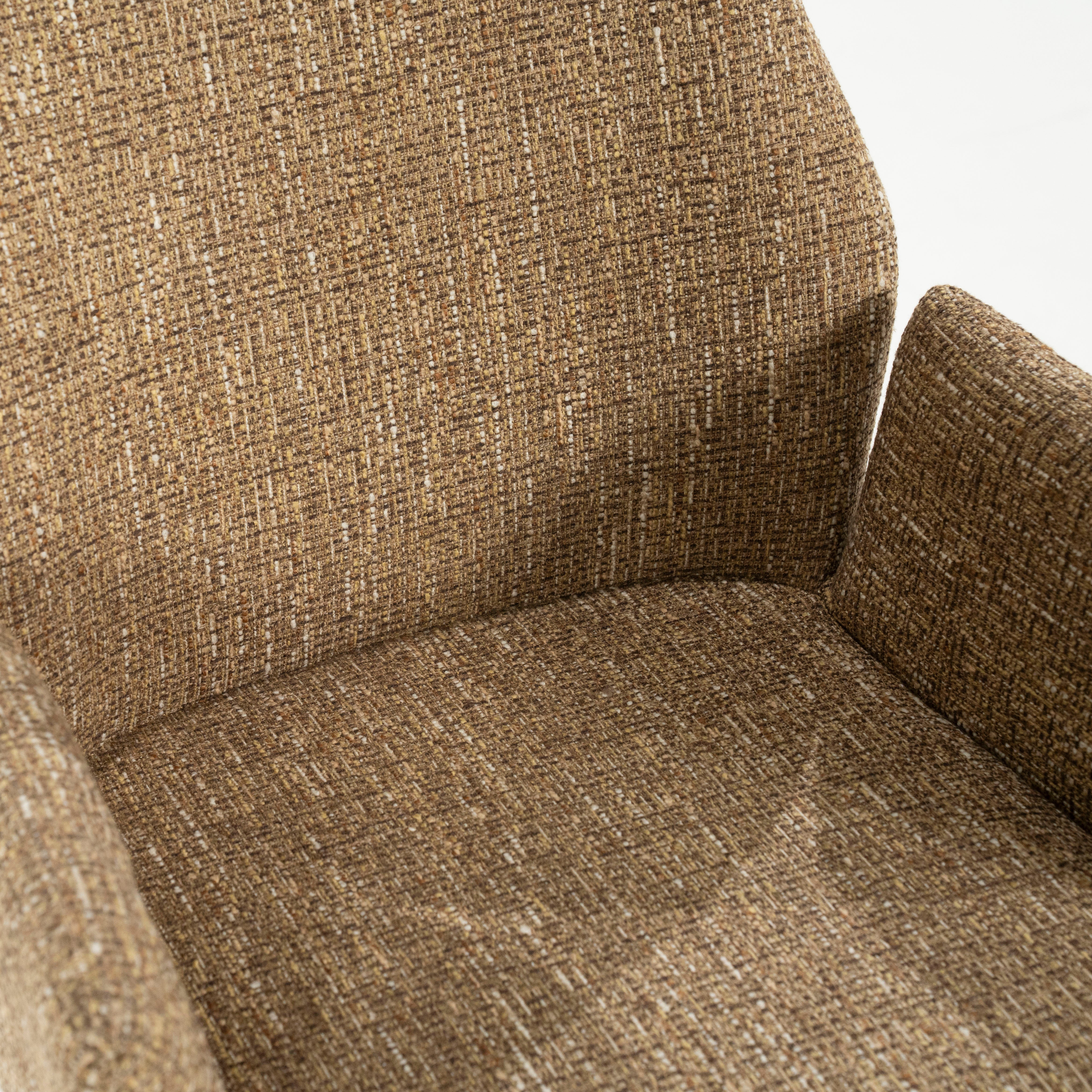 Krzesło INDY musztardowy z czarną podstawą