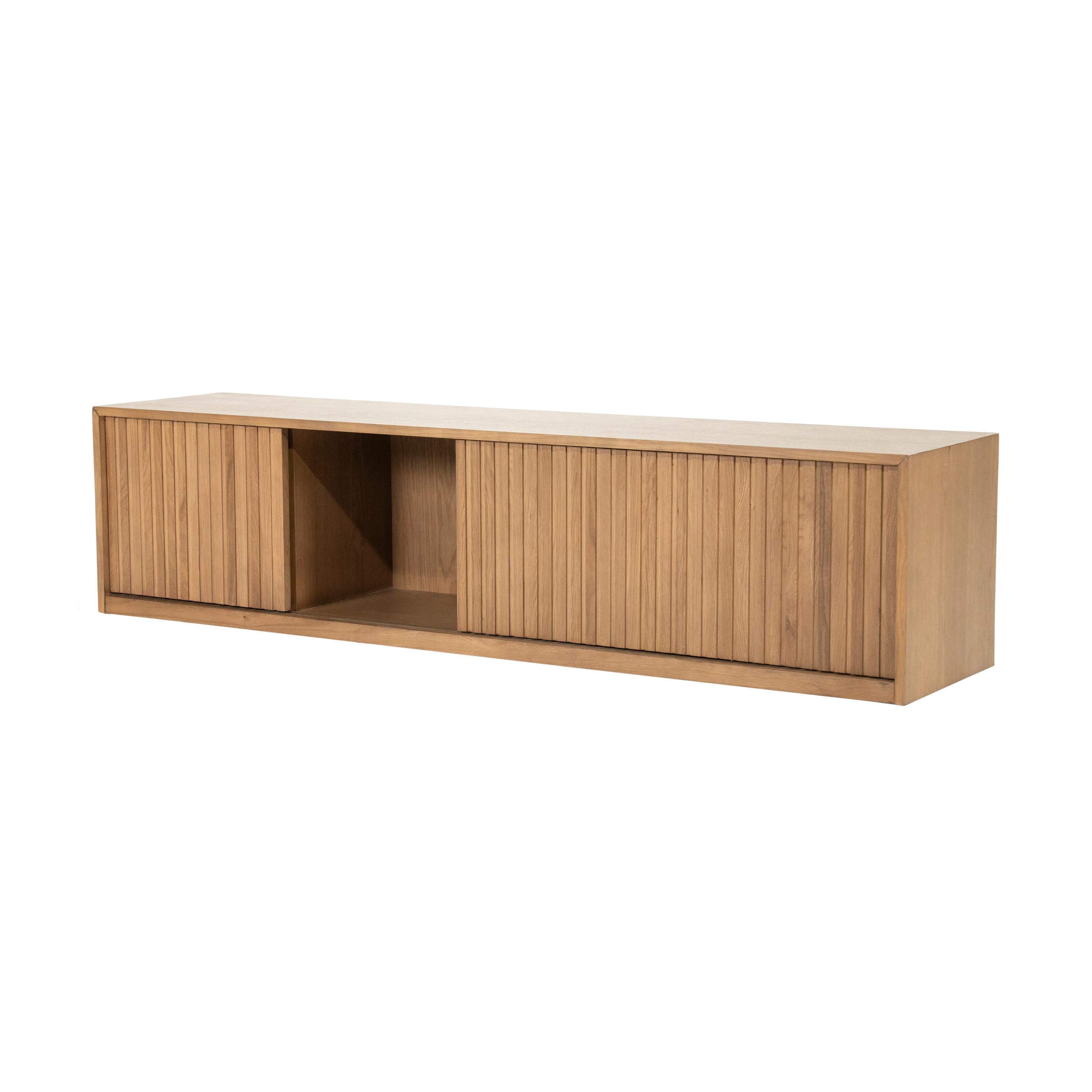 MILO TV cabinet dark oak wood