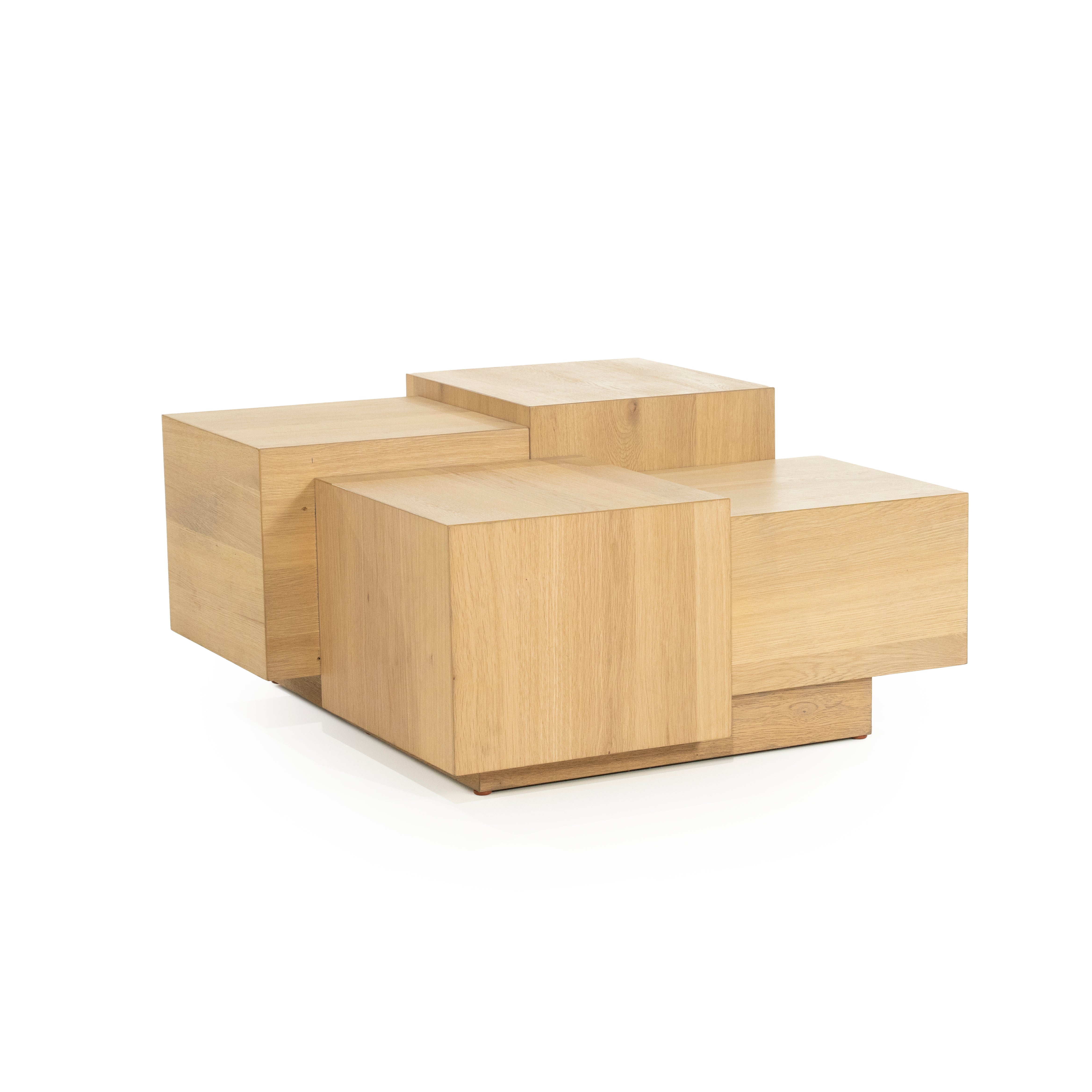 QUINTEN Oak Veneer Coffee Table