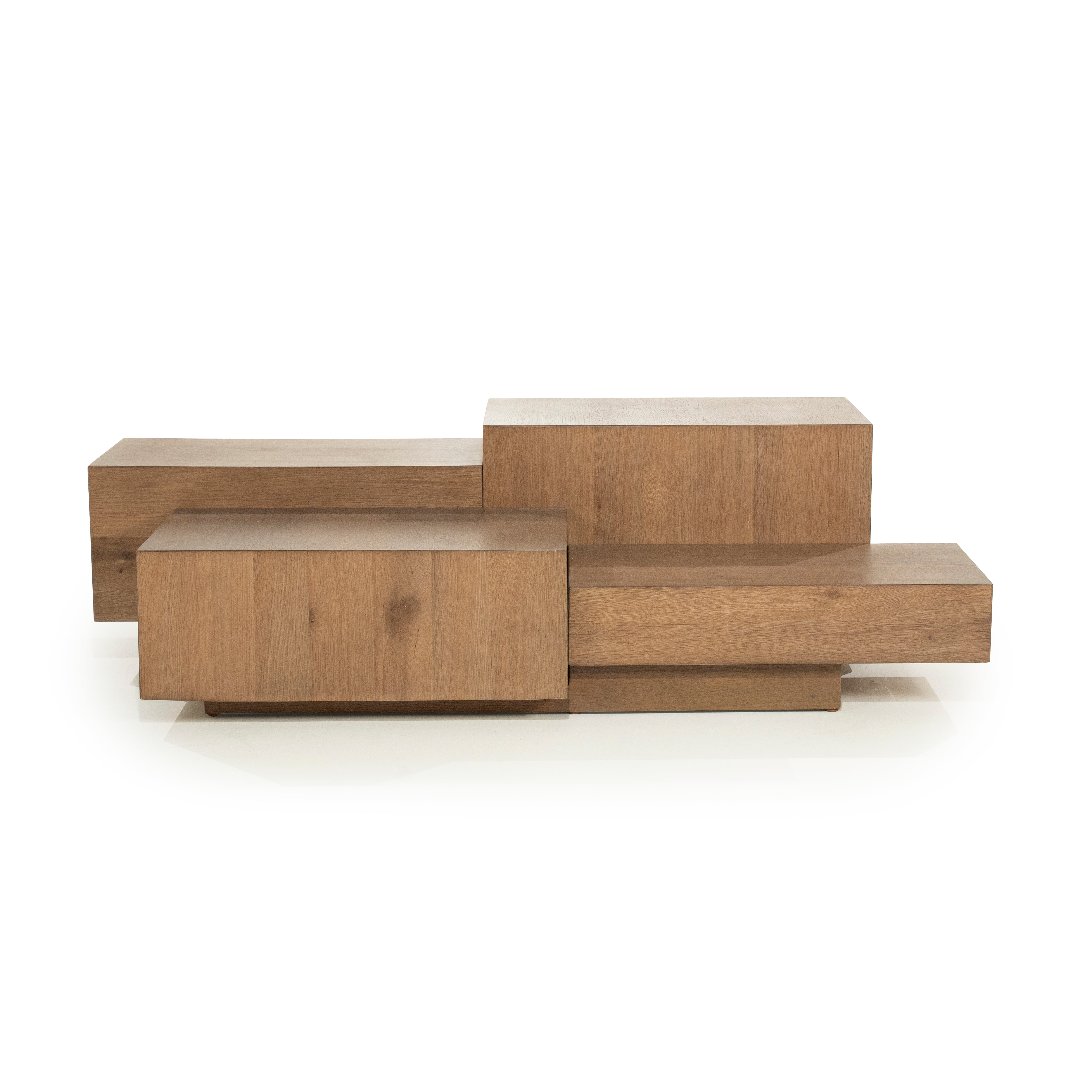 QUINTEN Dark Oak Veneer Coffee Table