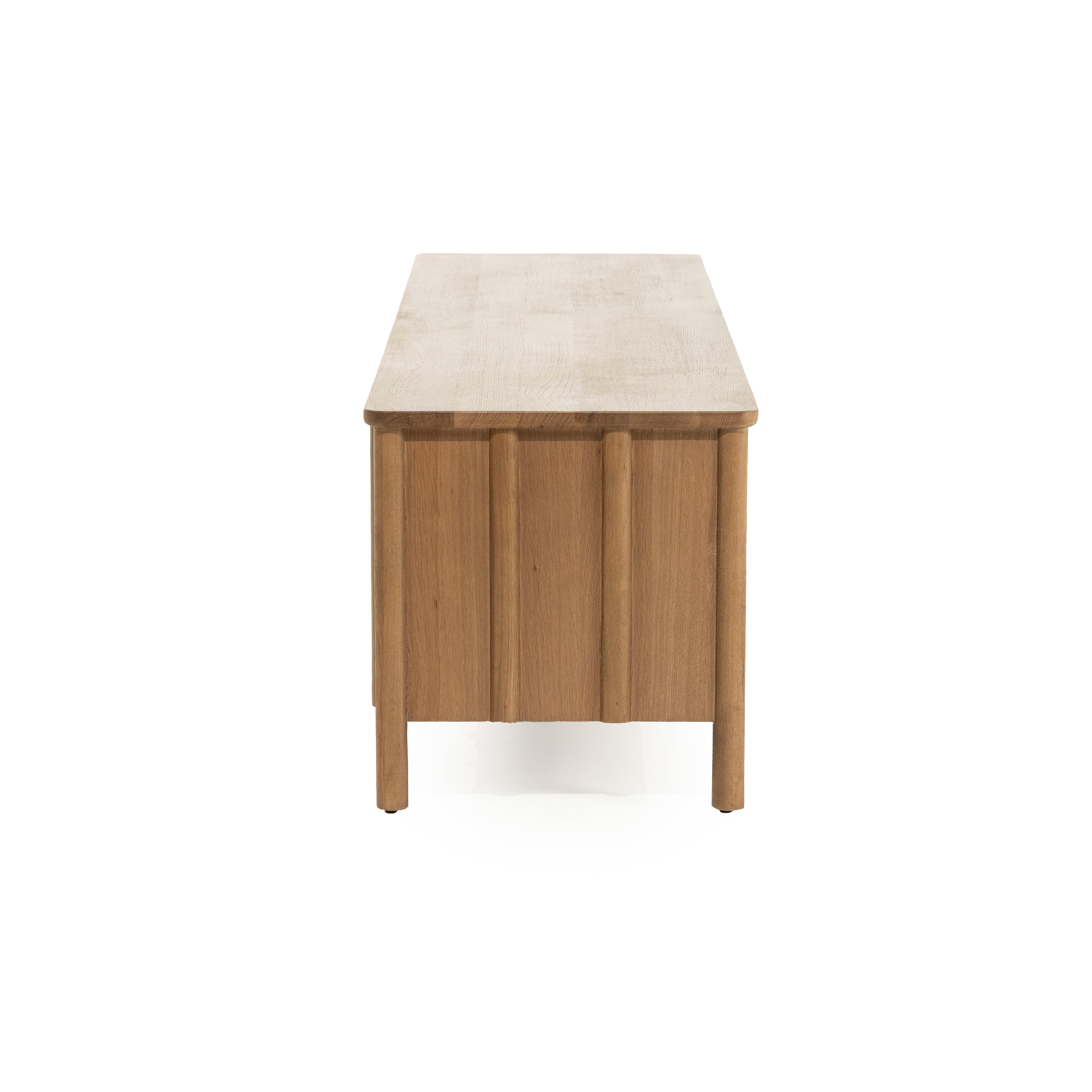 Szafka RTV JAKE ciemne drewno dębowe