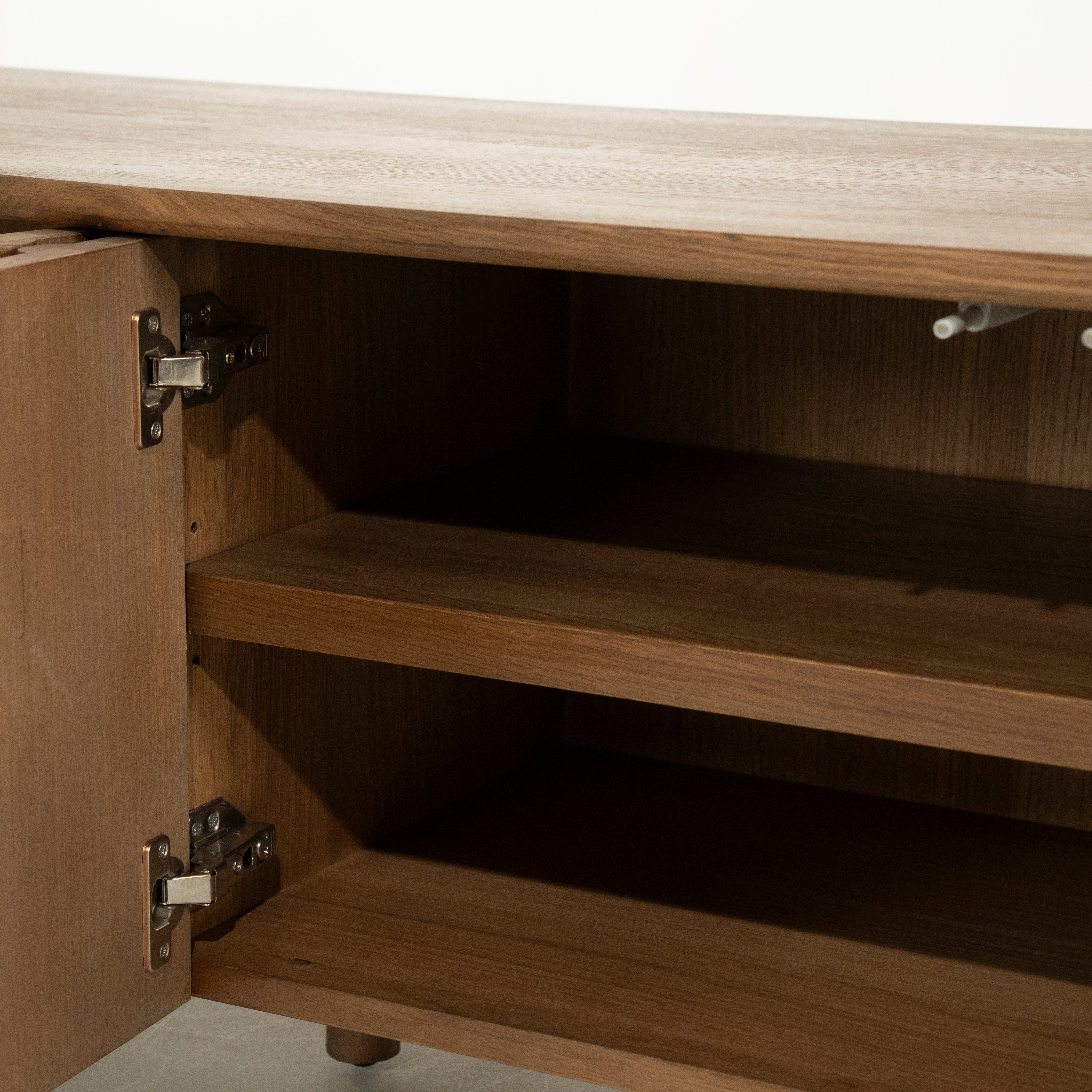 Szafka RTV JAKE ciemne drewno dębowe