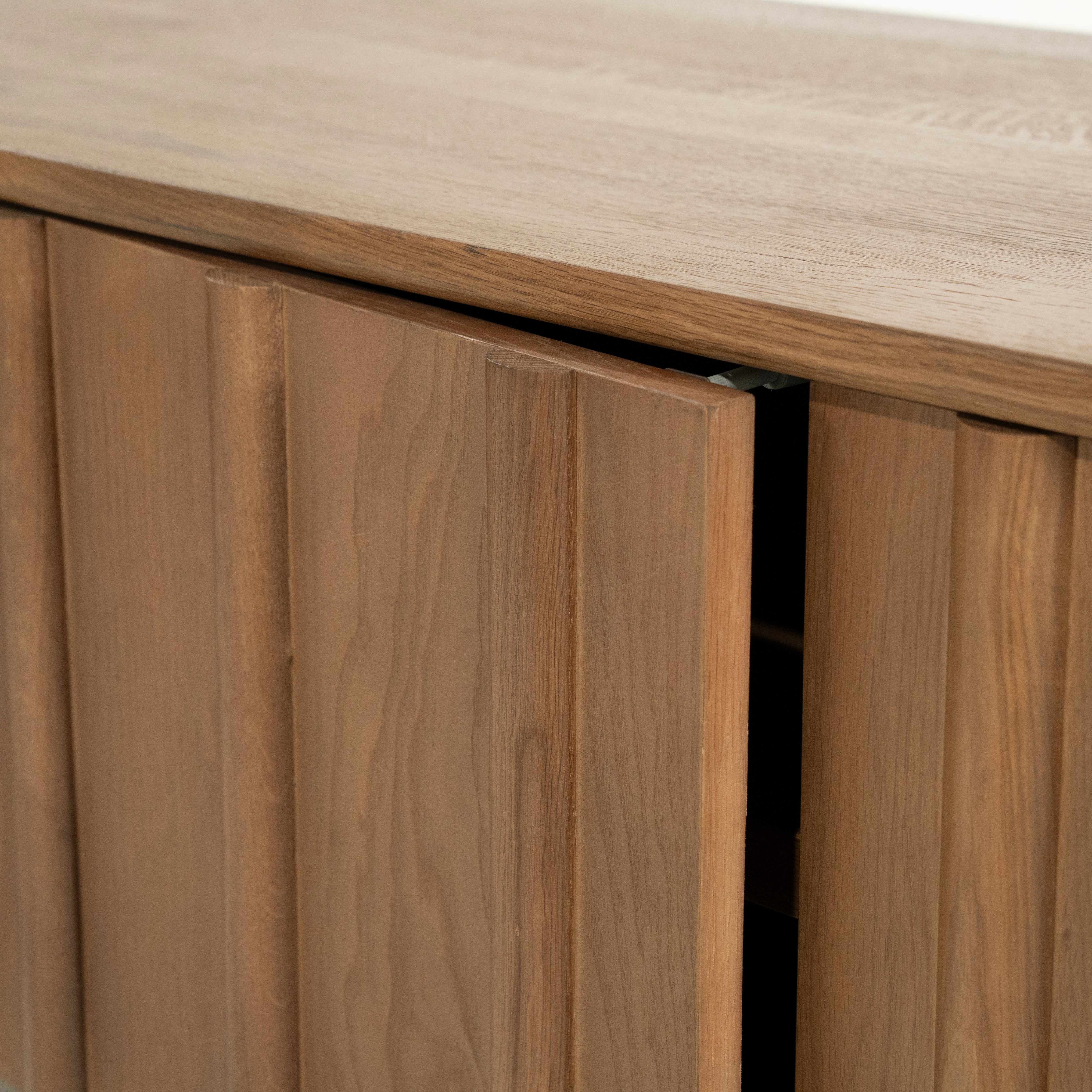 Szafka RTV JAKE ciemne drewno dębowe