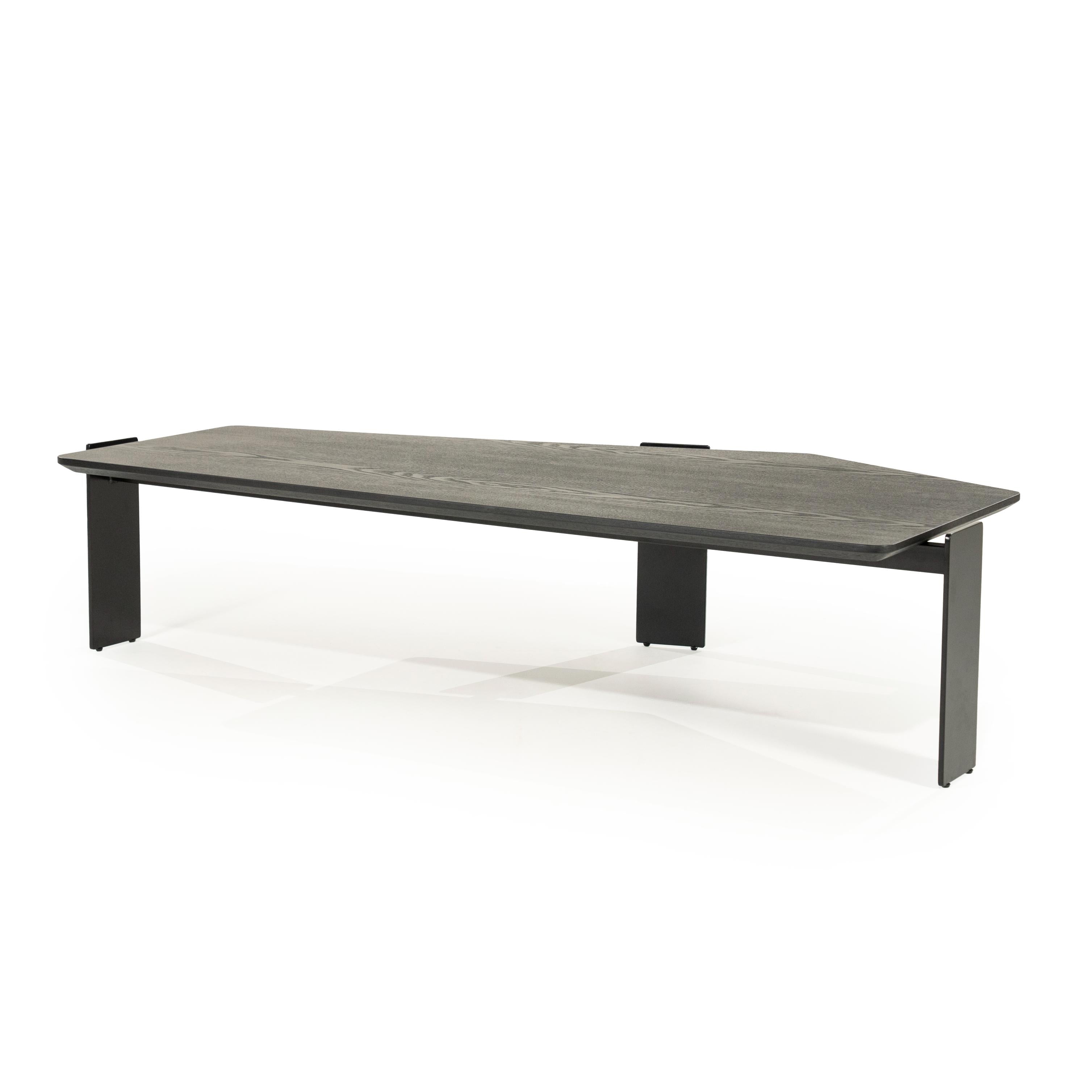 ROBERT black ash veneer coffee table