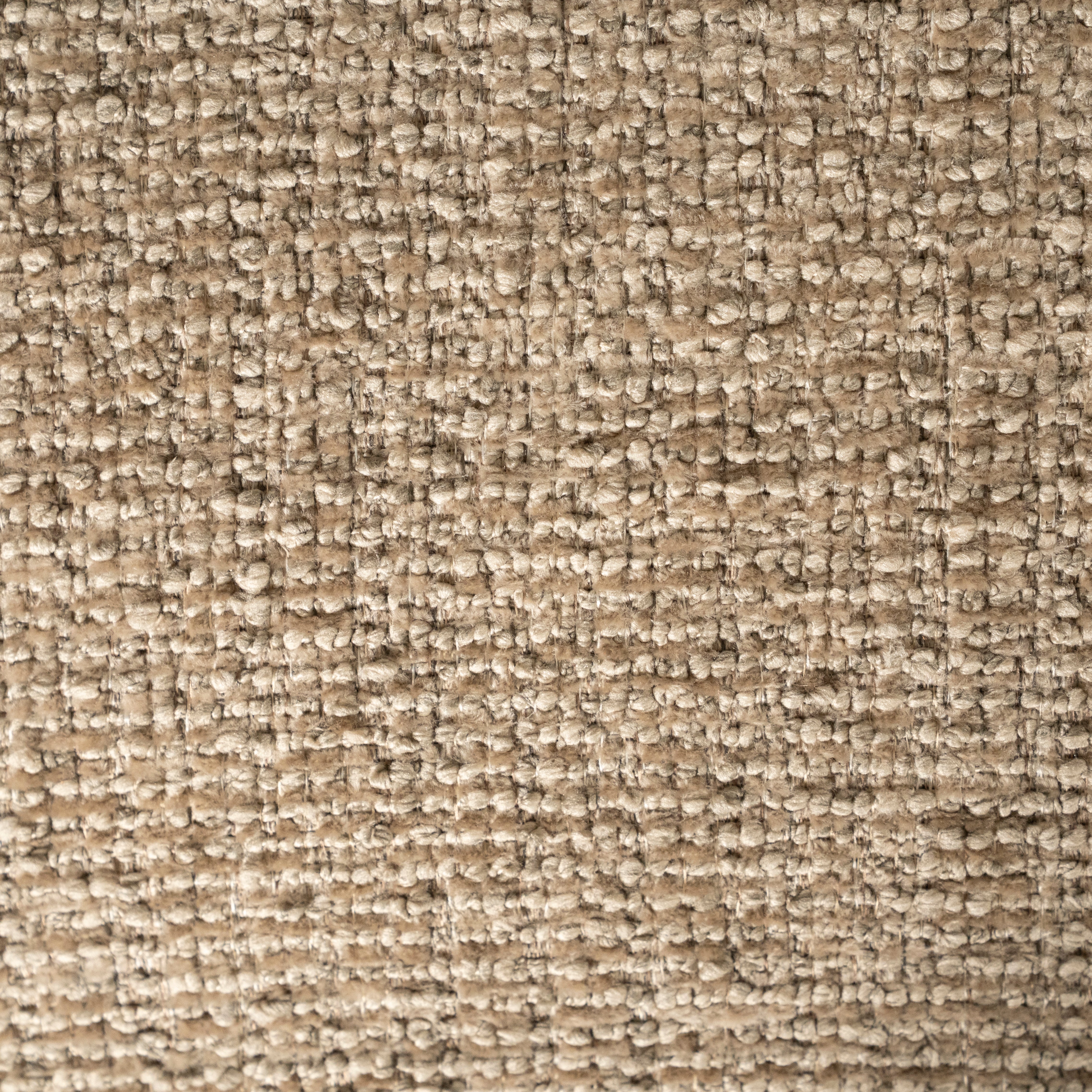 ALISSA taupe swivel chair with dark brown base